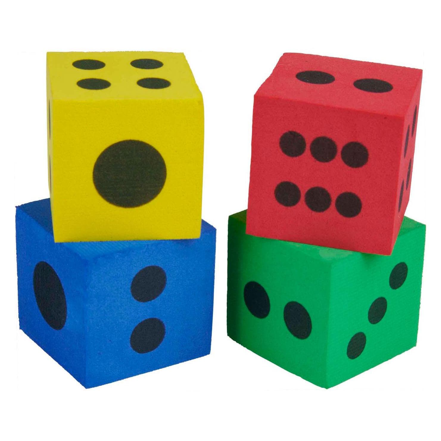 Eddy Toys Schuimrubberen blokjes 3,8 cm