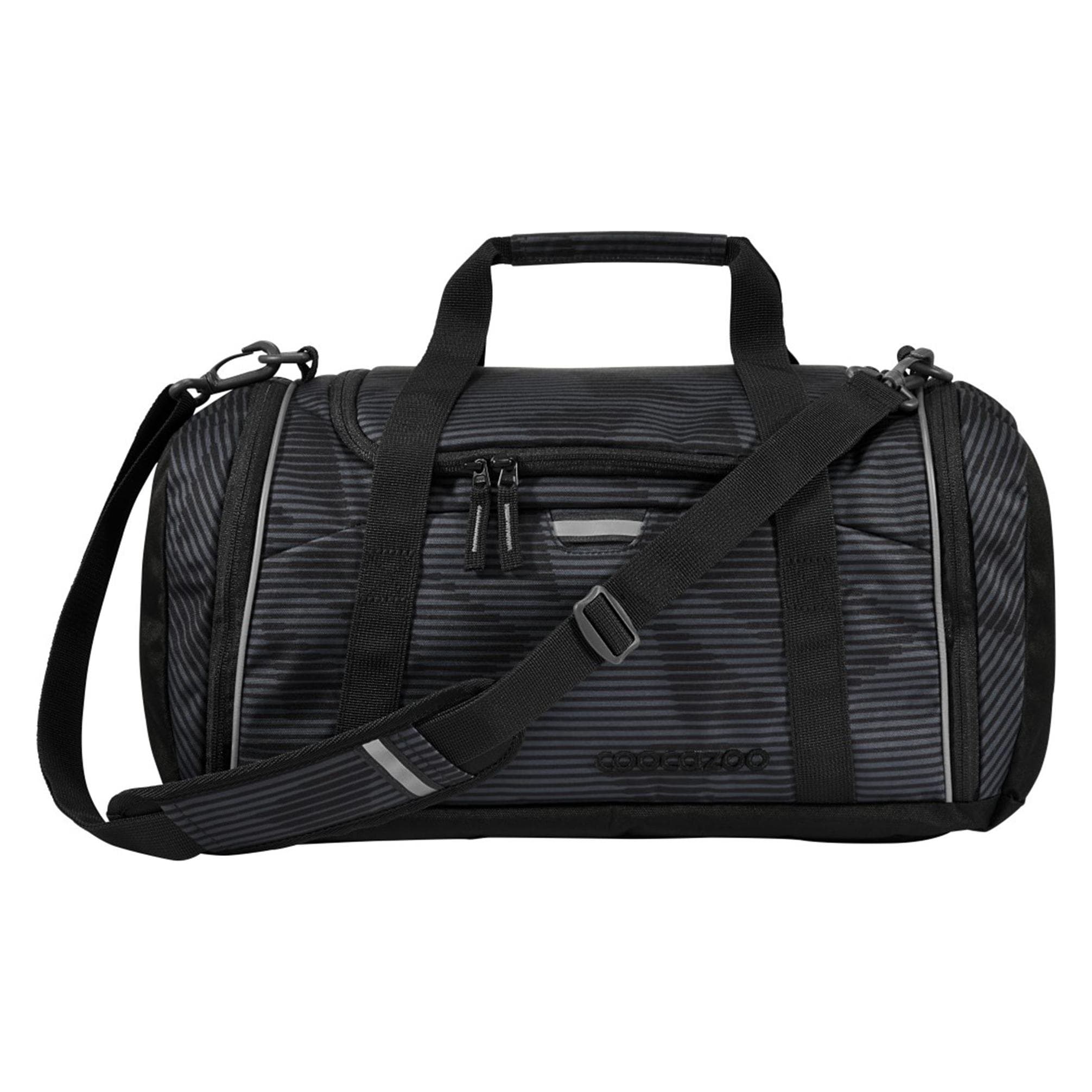 Coocazoo, Unisex, Tas, Sporttas, Donkere missie, Grijs, Zwart, (20 l)