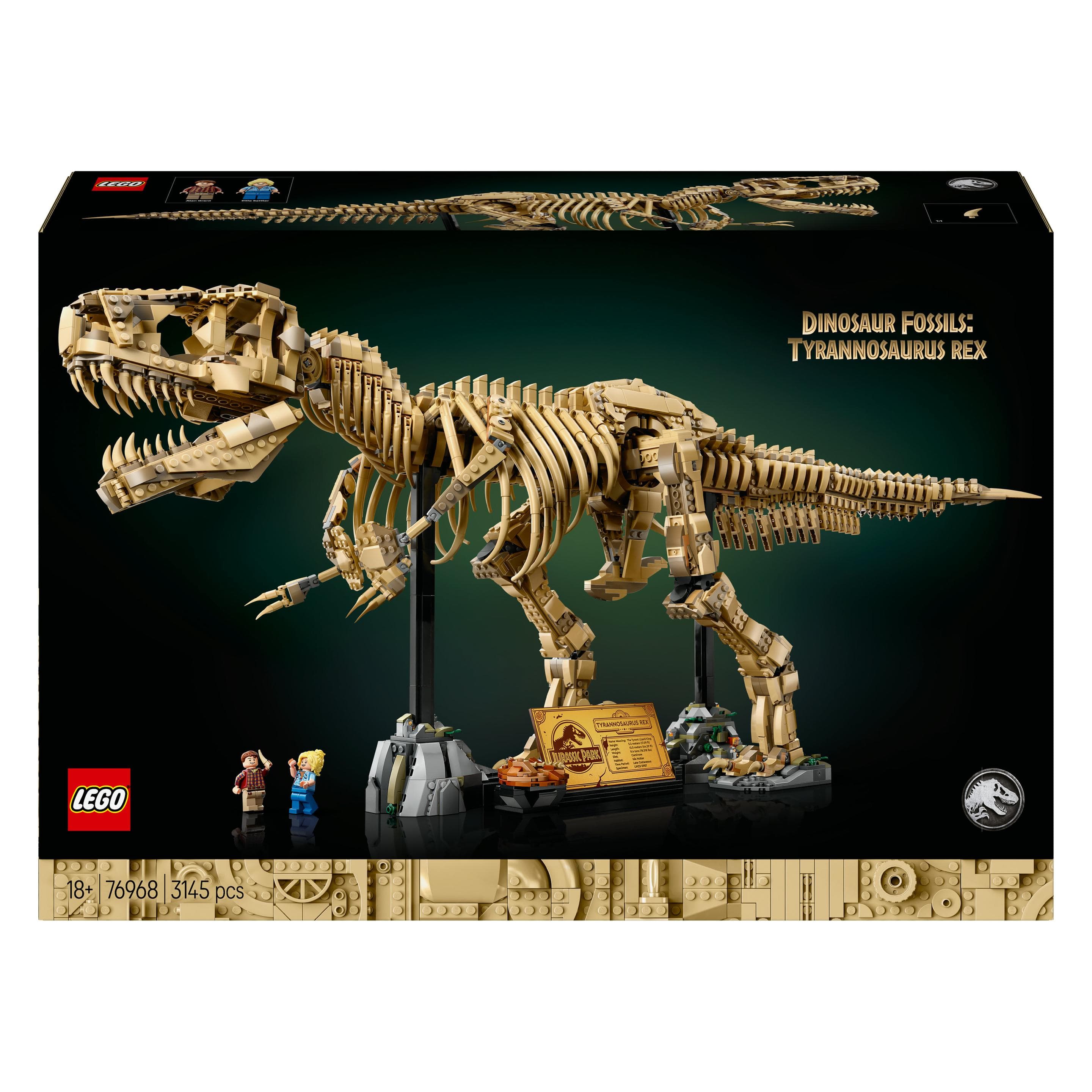LEGO Dinosaurier-Fossilien: Tyrannosaurus rex (76968, LEGO Jurassic World, LEGO Zeldzame Sets)
