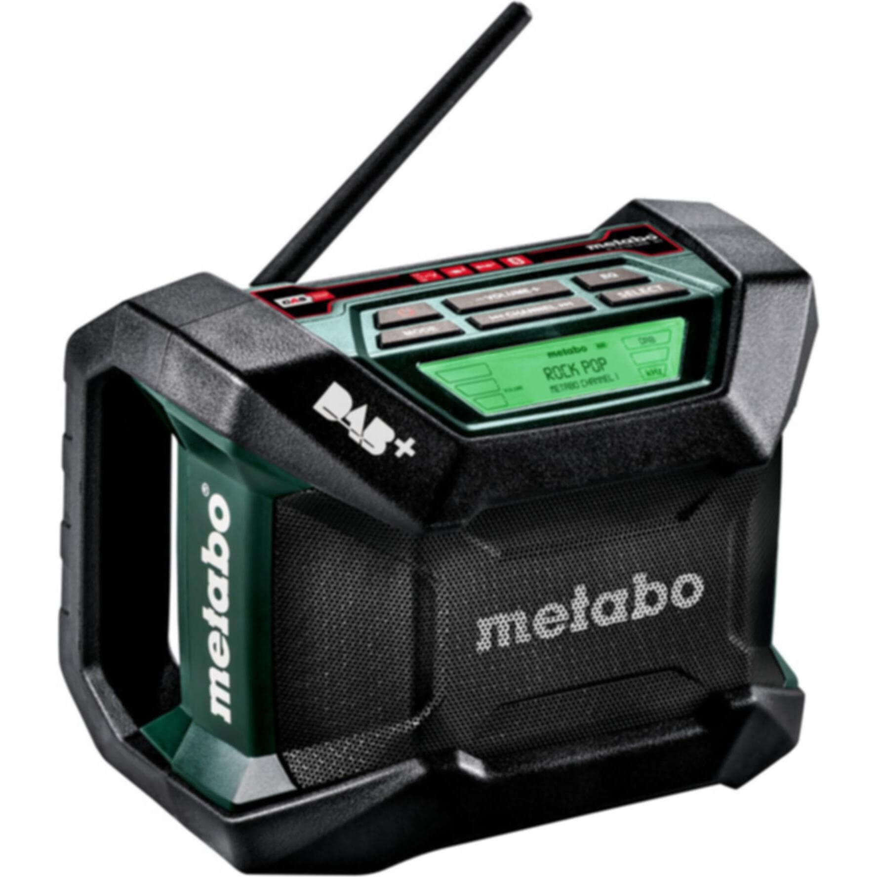 Metabo R 12-18 DAB+ BT (AM, DAB+, FM, Bluetooth), Radio, Zwart