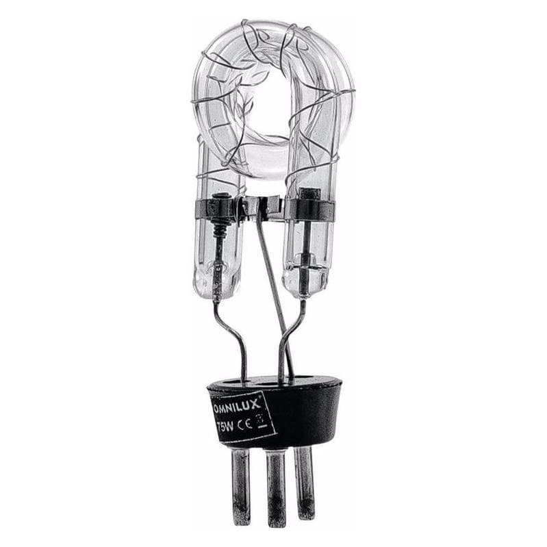Omnilux Flitsbuis 75W dubbele helix 3 pin (75 W), Lichttechnische lampen