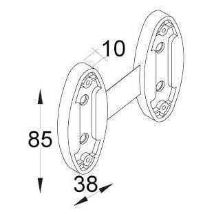 Servetto, Meubilair, Afstandsplaten ZELF SYSTEEM (1 Pcs.)