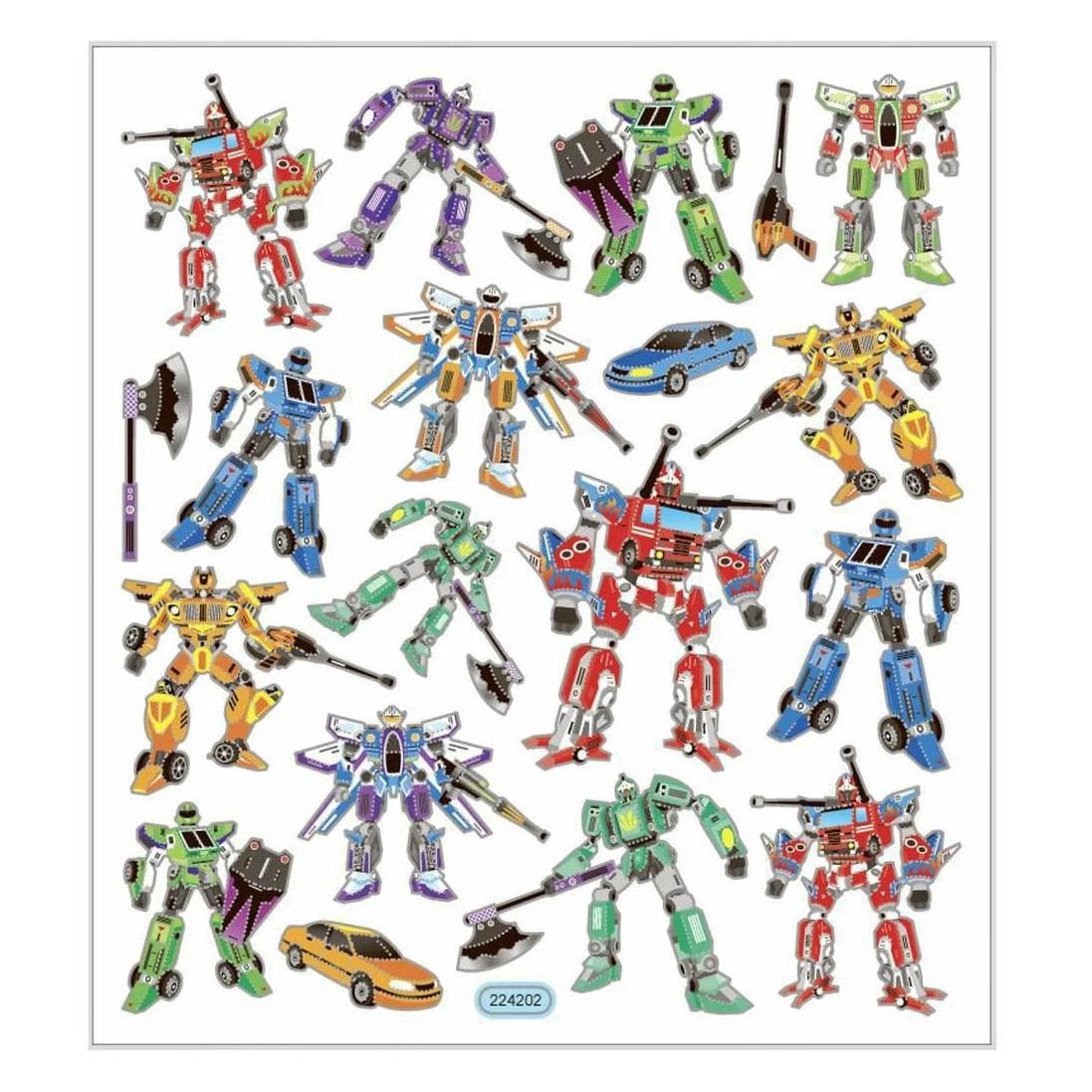 Creativ Company, Stickers, Sticker Transformatoren (19 Sticker)