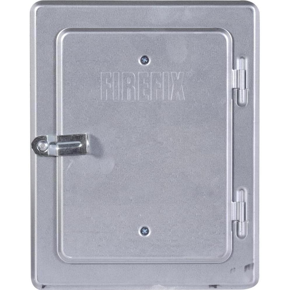 FireFix, Haardaccessoires, Schoorsteen deur 14x20cm gegalvaniseerd