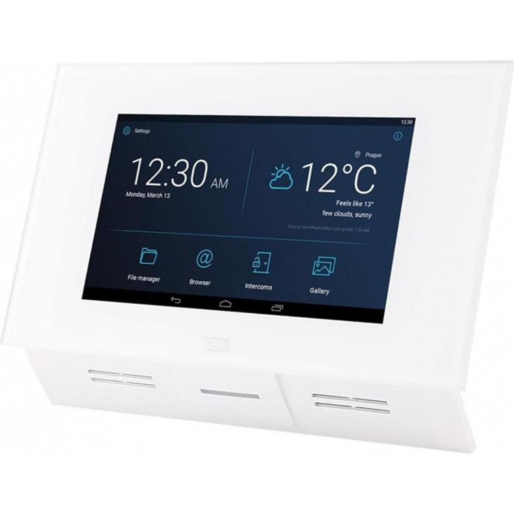 2N, Bel + deurintercom, Binnenbelpost Indoor Touch 2.0 wit (Bedraad, Ethernet)