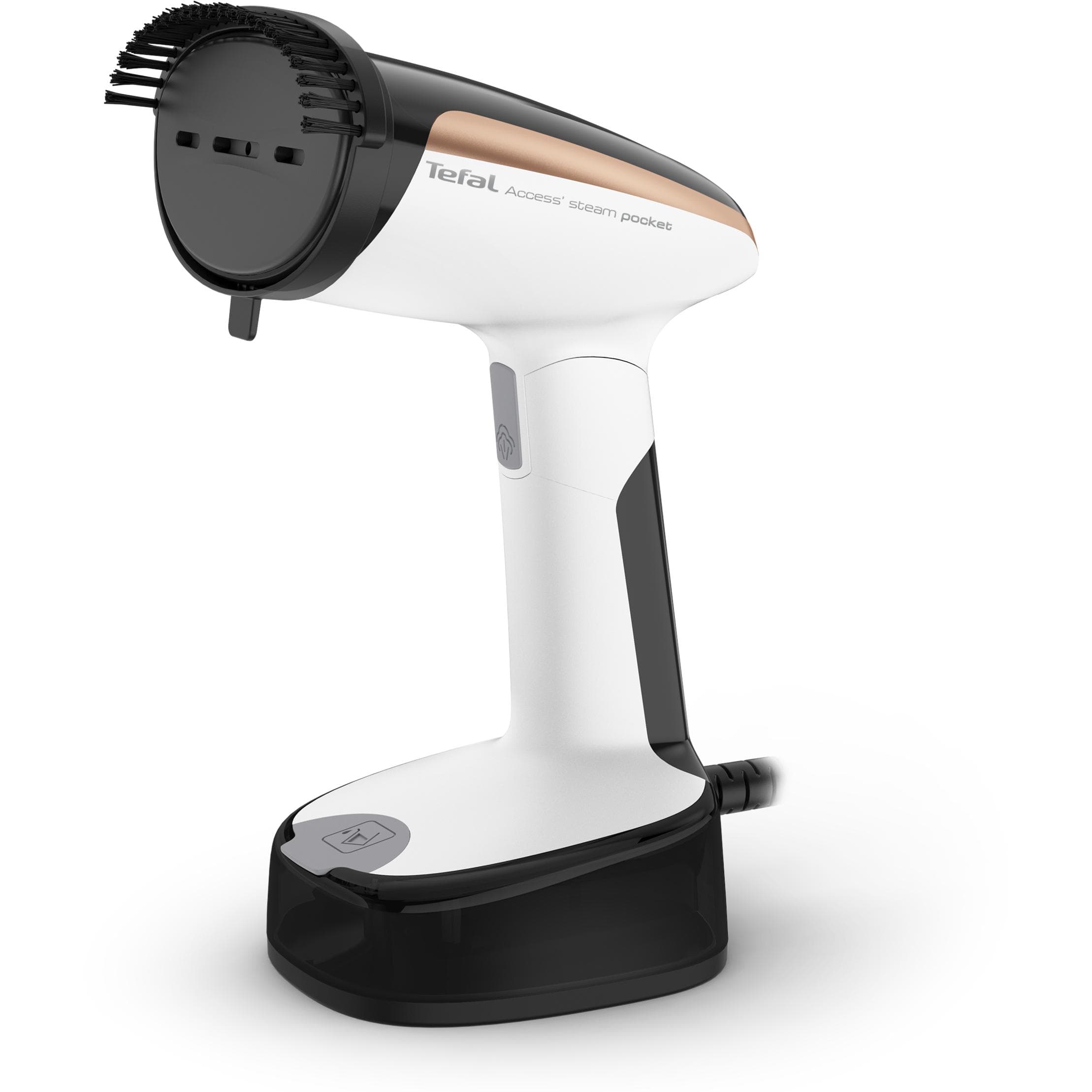 Tefal Access stoomzak DT3030, Stoomborstels, Wit, Zwart