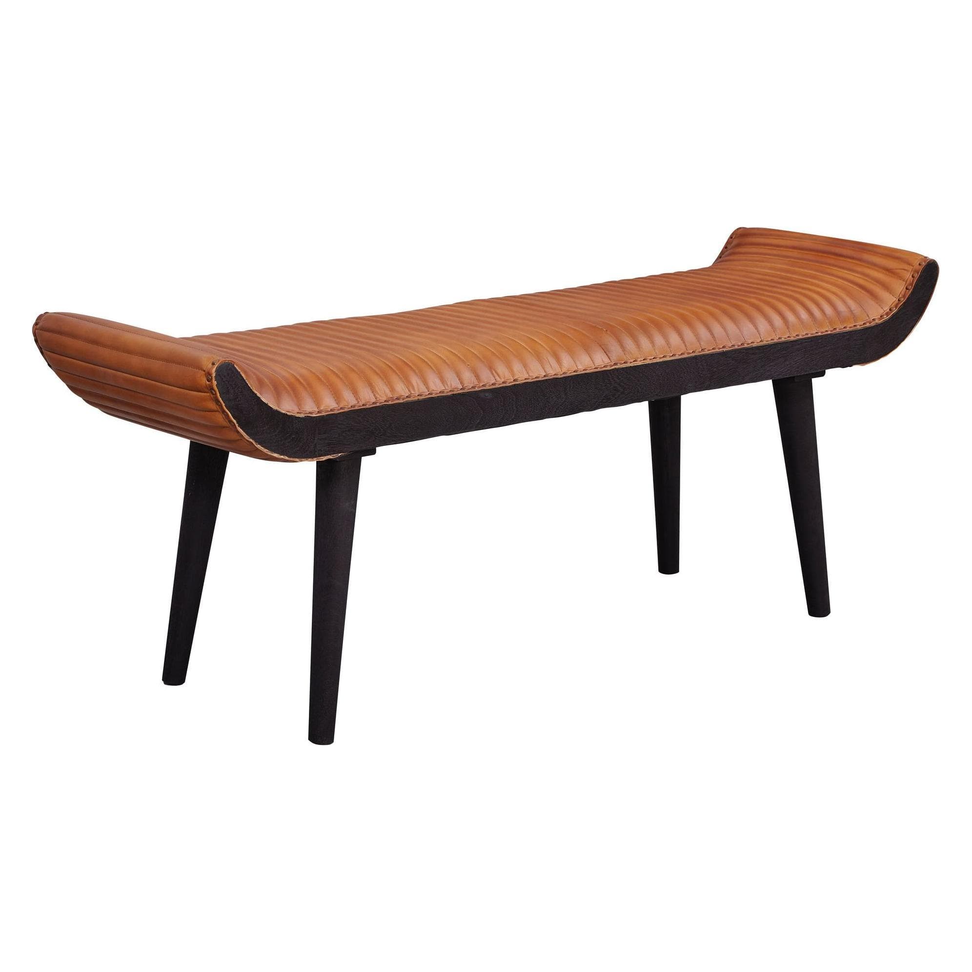 Wohnling, Bank, Echt leer (125 cm)