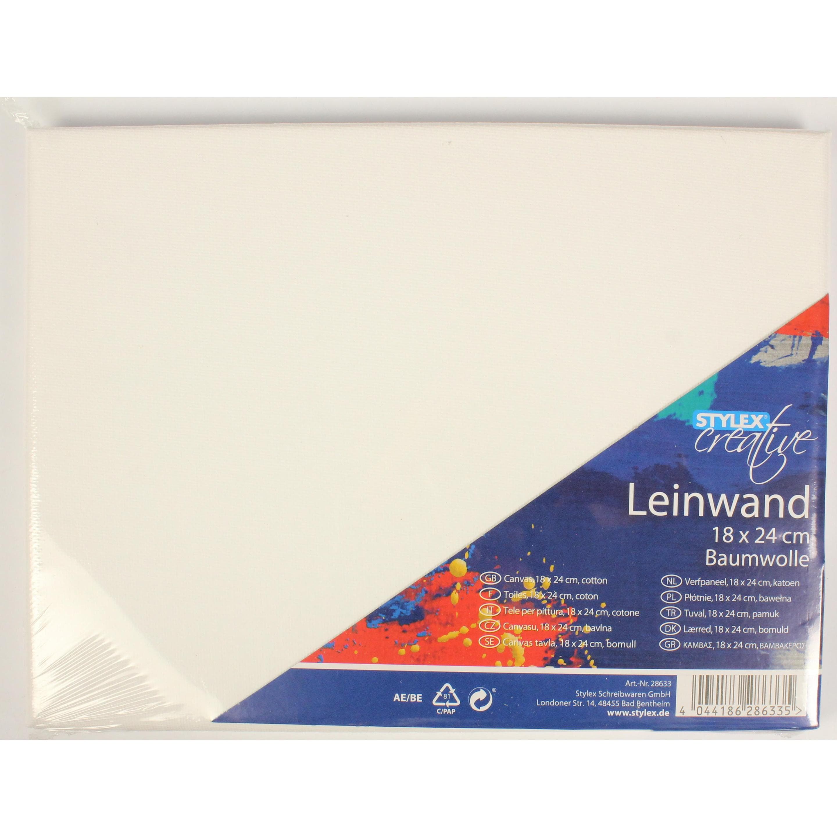 Stylex, Wigvormige frames, Leinwand (24 x 24 cm)