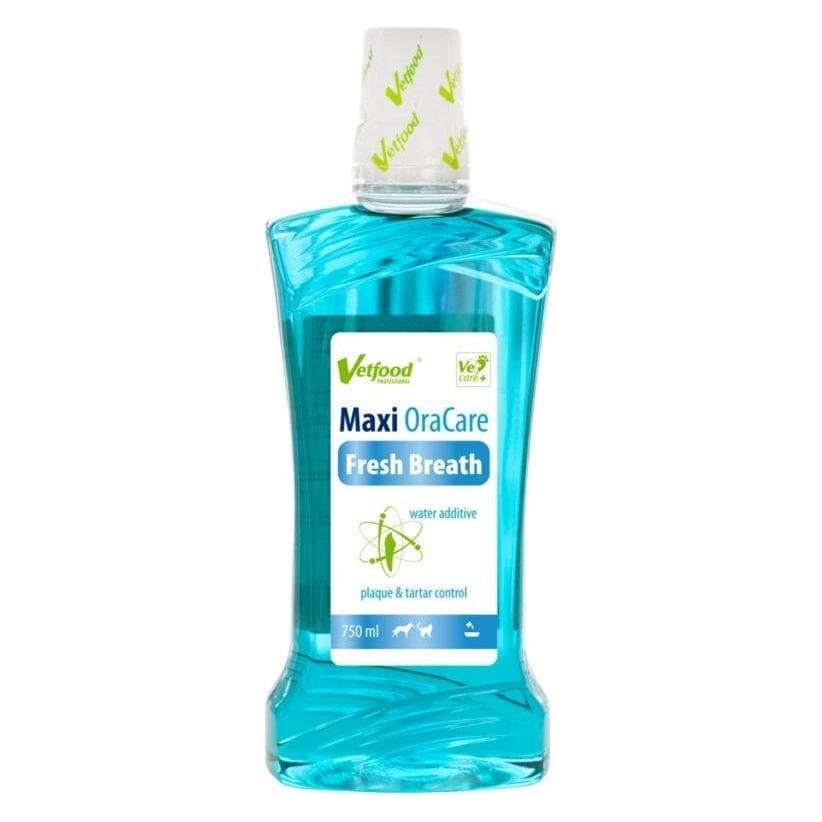 Vetfood MAXI OraCare - Fresh Breath 750ml (Hond, Kat), Dierhygiëne