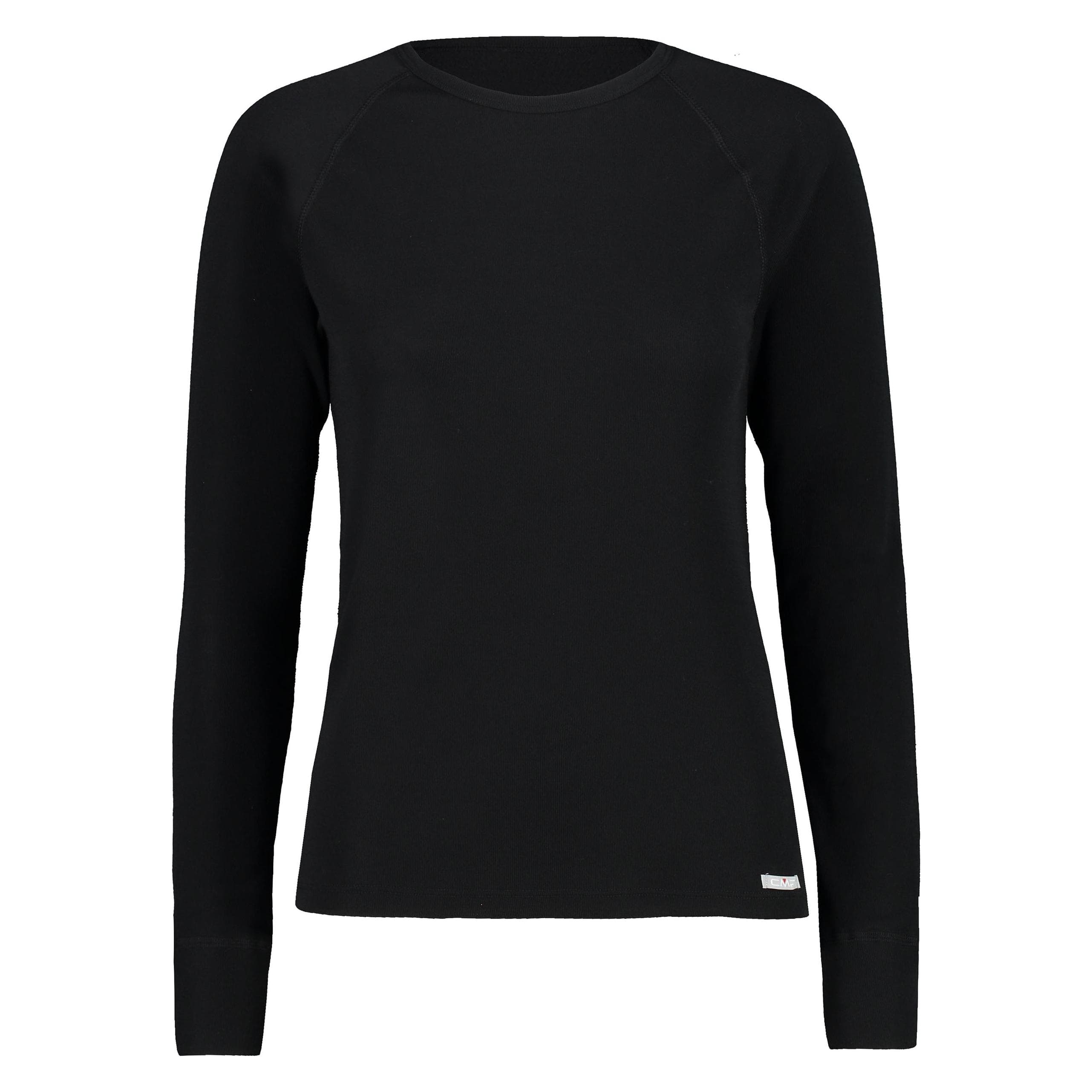 CMP Campagnolo, Vrouwen, Functioneel overhemd, Sweat longsleeve (46), Zwart, 46