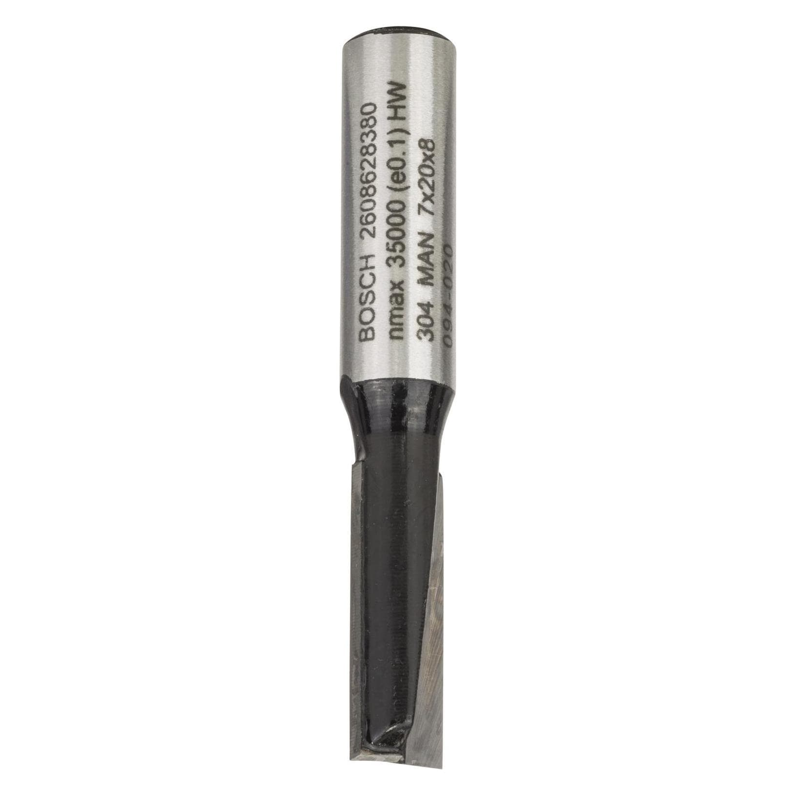 Bosch Professional Zubehör, Snijders, Groeffrees 8 mm, D1 7 mm, L 20
