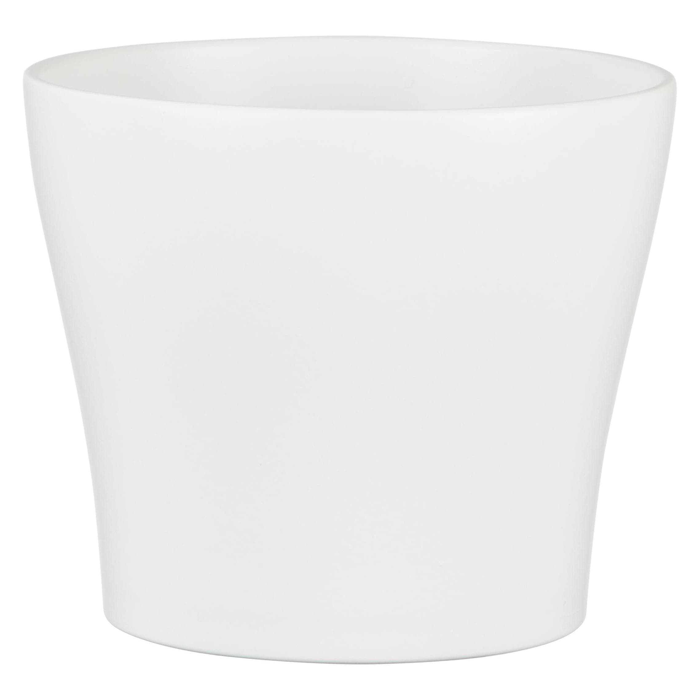 Scheurich, Bloempot, Bloempot Wit Ø 27 cm (27 x 23 cm)