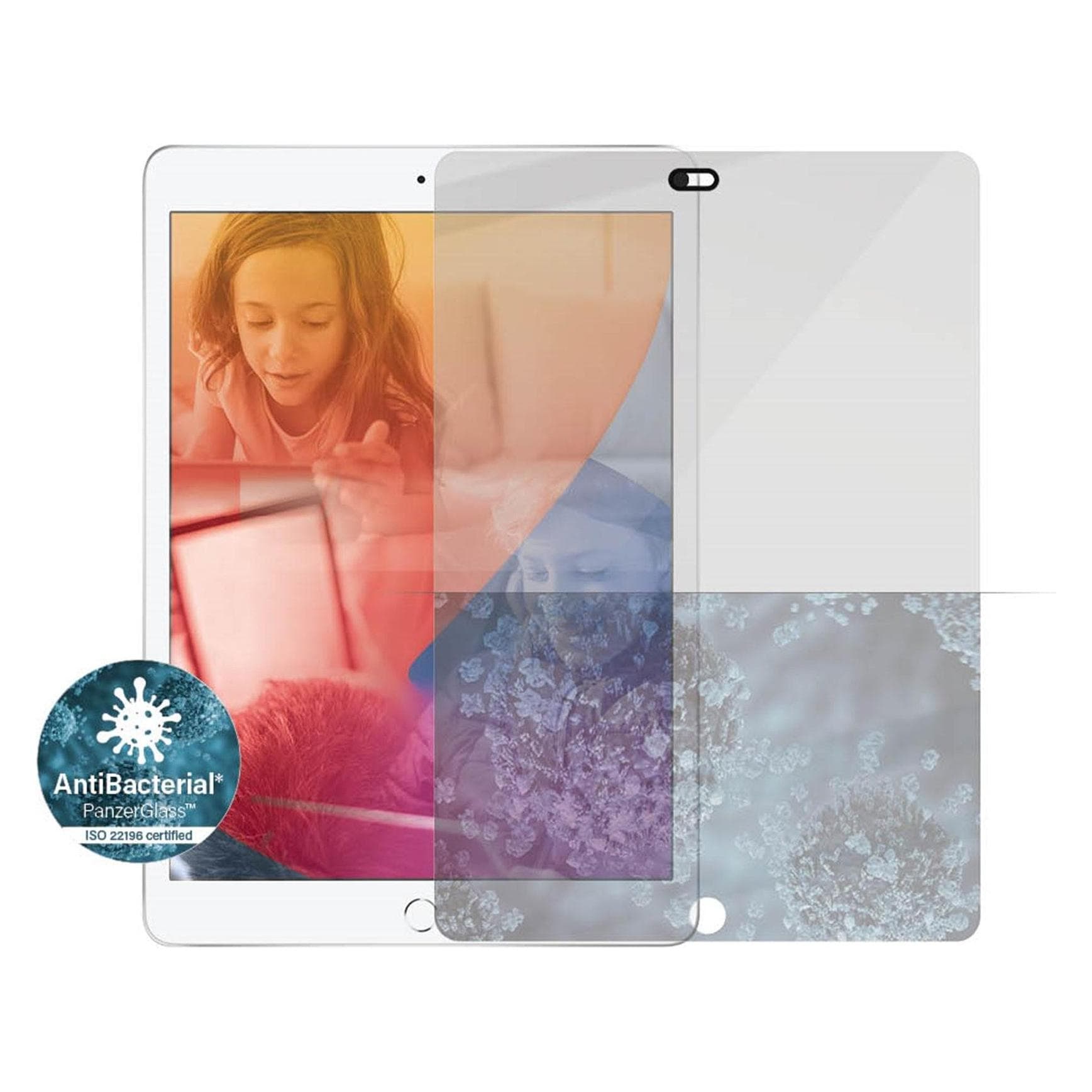 PanzerGlass Displayschutzglas (1 Pcs., Apple iPad 2019 (7e generatie), Apple iPad 2020 (8e generatie), Apple iPad 2021 (9e generatie)), Tablet
