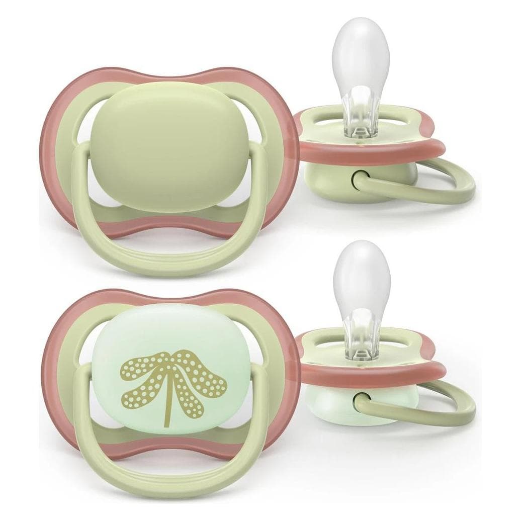 Philips, Nuggi, Avent māneklītis Ultra Air day and night 6-18M (2gab) SCF087/18 SCF087/18 (8720689043076) (2x, 6 - 18 Maanden)