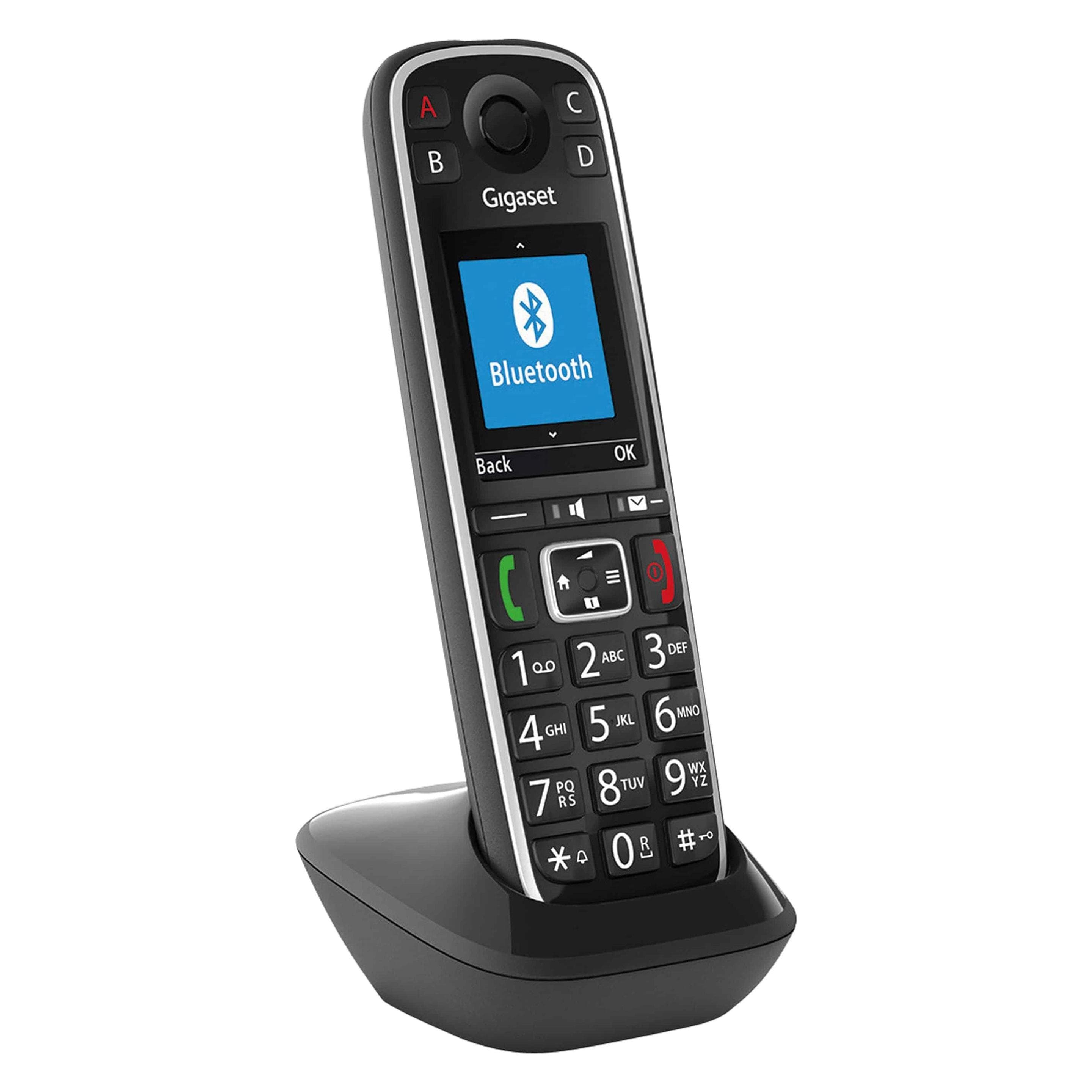 Gigaset E720HX, Telefoon, Zwart