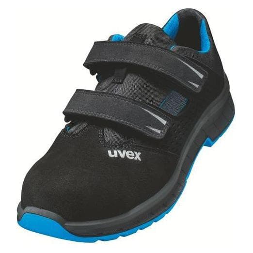 Uvex, Werkschoenen, 2 trend sandalen S1 69367 blauw, zwart wijdte 10 maat 36 (S1, 36)