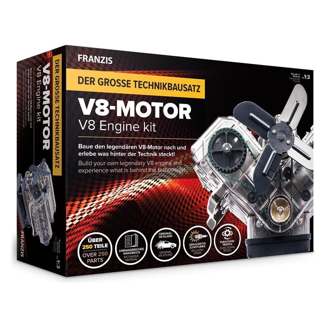Franzis V8 motor kit