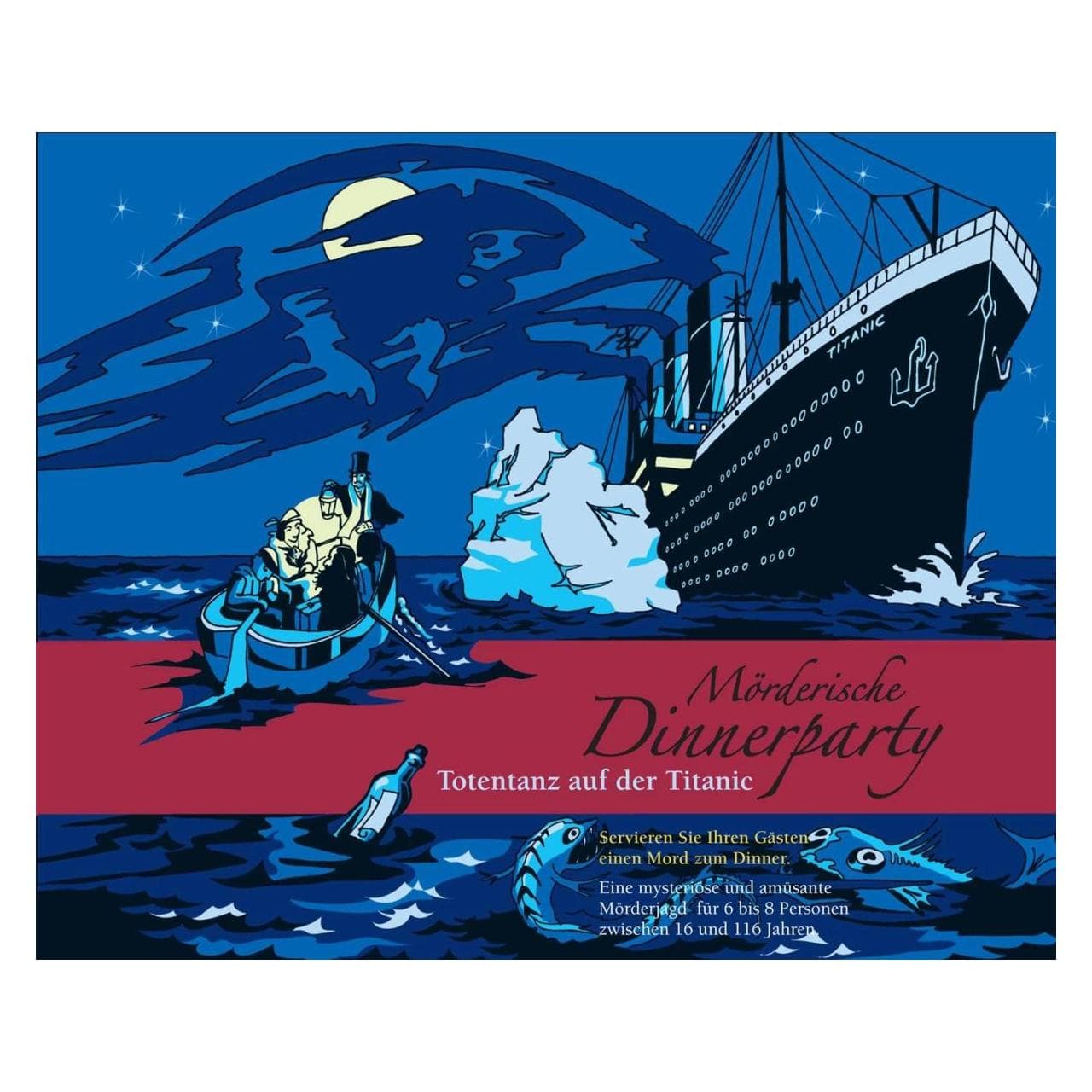 Blaubart Moorddadige diner dans van de dood op de Titanic (Duits, 6 - 8 Spelers)