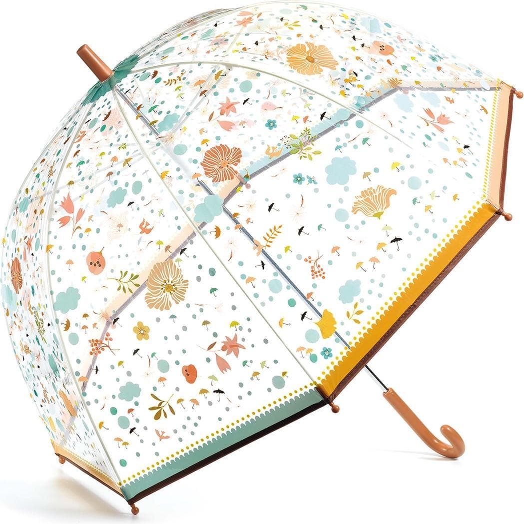Djeco, Unisex, Paraplu, Paraplu bloemen 82x79cm, Veelkleurig