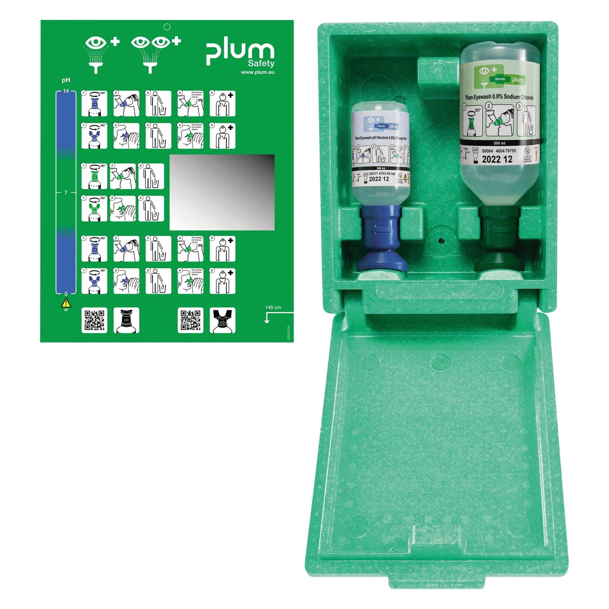Plum, EHBO-doos, Ogen Noodstation Oogheelkundig Combinatiestation 4789 (Eerste Hulp Kit Accessoires)