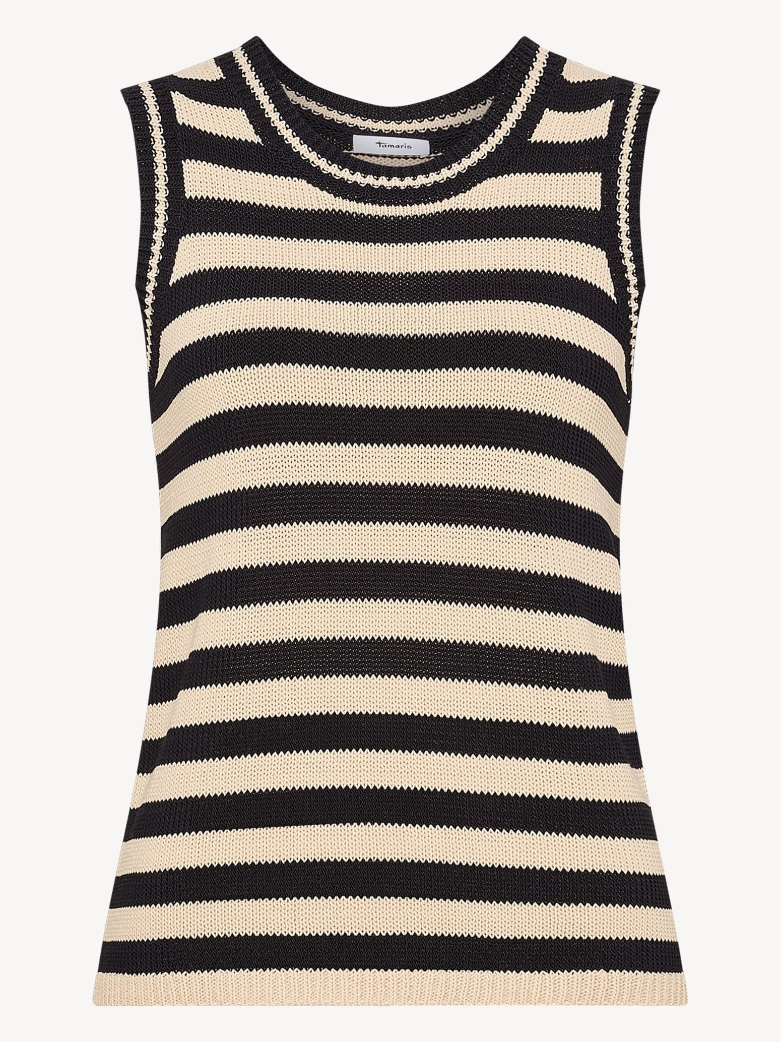 gebreide top zwart - XS