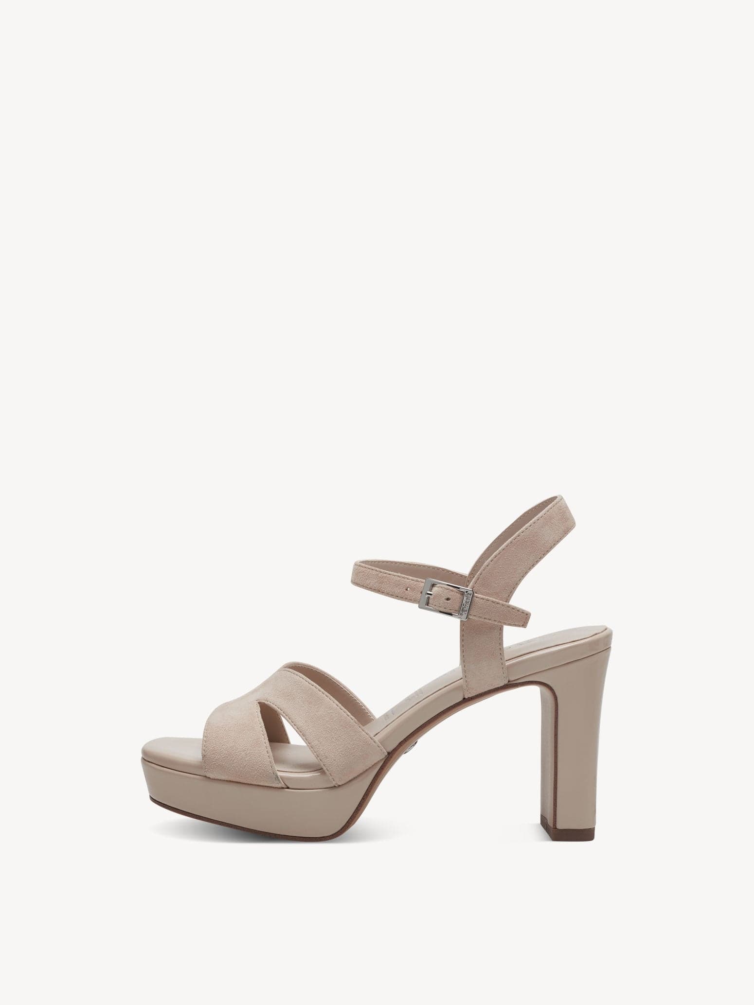 Sandale à talon beige - 41