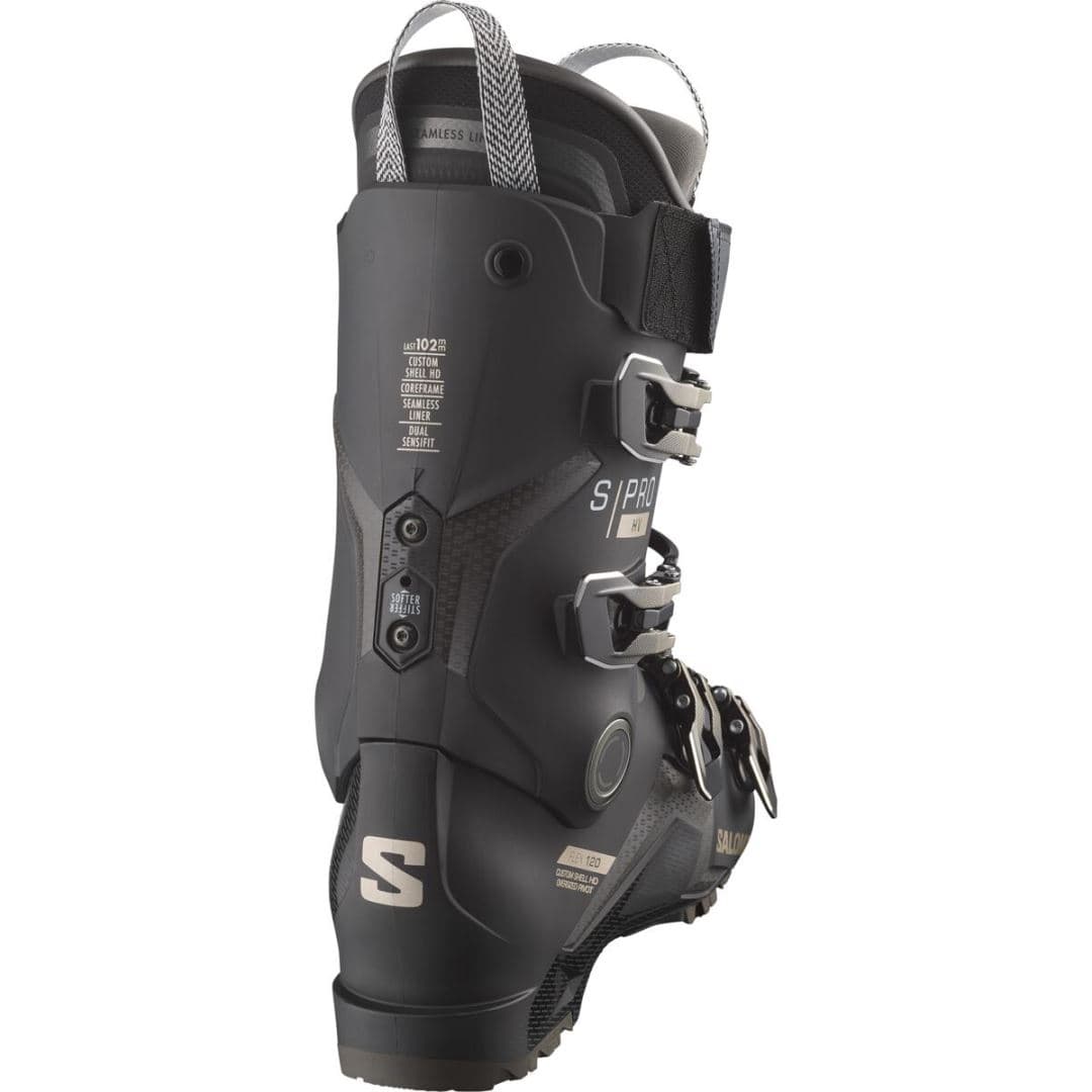 S/Pro HV 120 Skischoen Black/Titanium 1 Metallic/Beluga 32/32,5