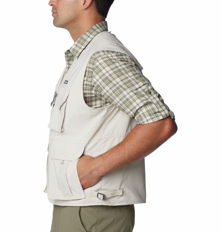 Silver Ridge™ Utility Vest Heren Dark Stone, White M