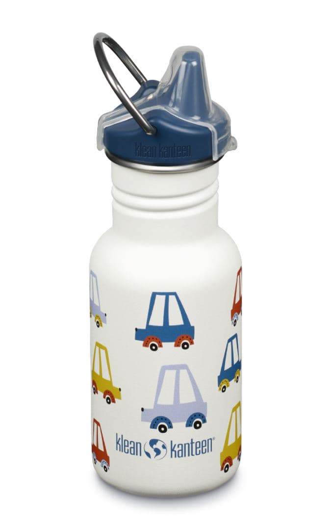 KlK 12oz Classic Narrow (w/ Sippy Cap) Drinkfles Cars 355ml