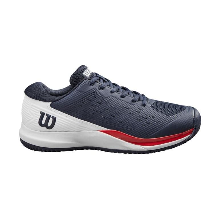 Rush Pro Ace Tennisschoen Heren Navy Blazer/White/Infrared 9,5