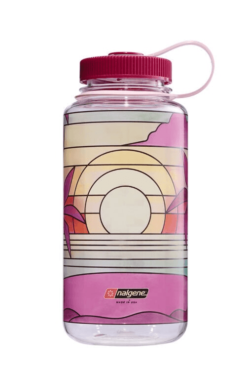 Wide Mouth Clear Stained Glass Sustain 1L Drinkfles Sunset 1L