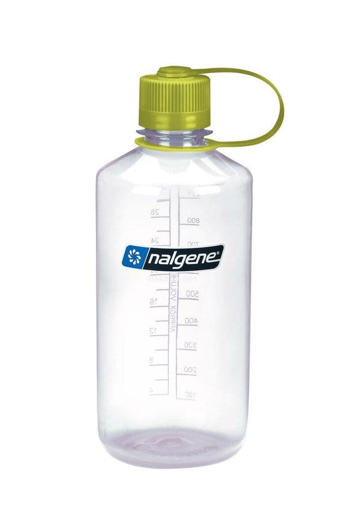 Bouteille à boisson Narrow-Mouth Sustain 1L Clear/Green Clos 1L