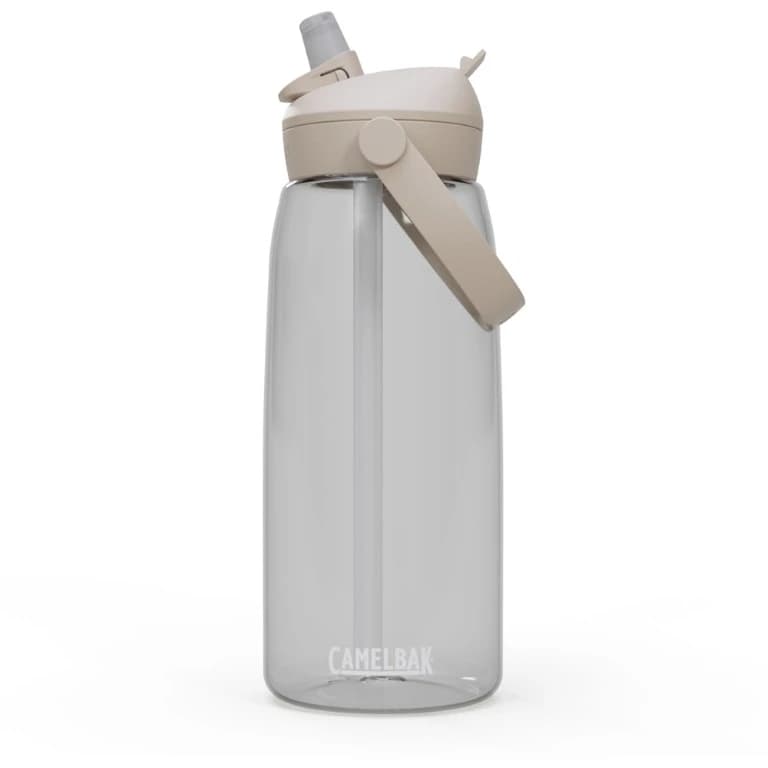 Thrive Flip Straw 1 L Drinkfles Clear 1L