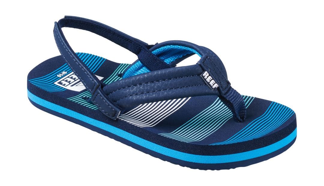 Little Ahi Slipper Kinderen Deep Sea Stripes 9T