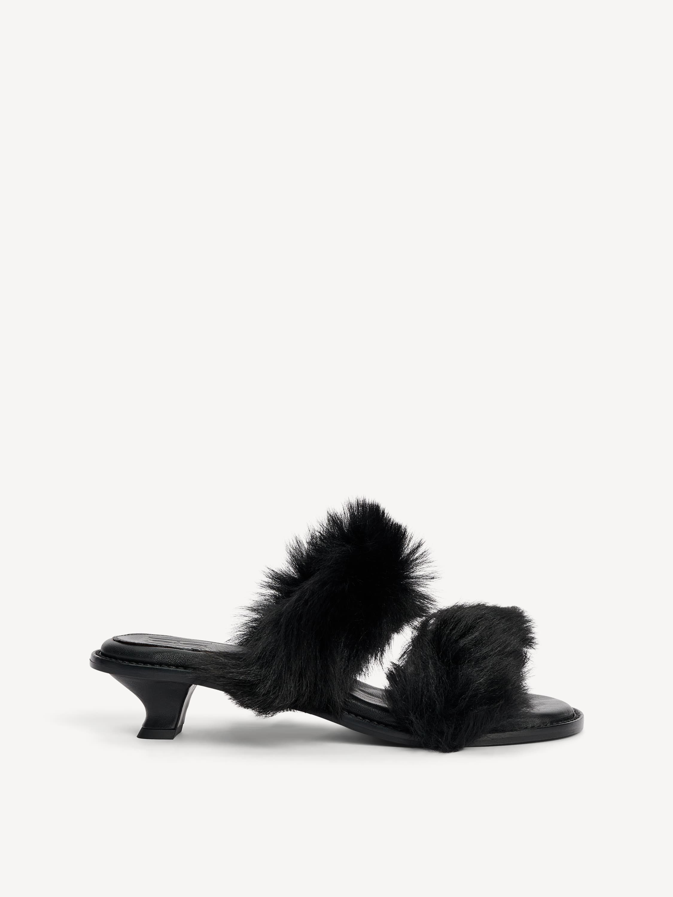 Sandales en shearling Tianna