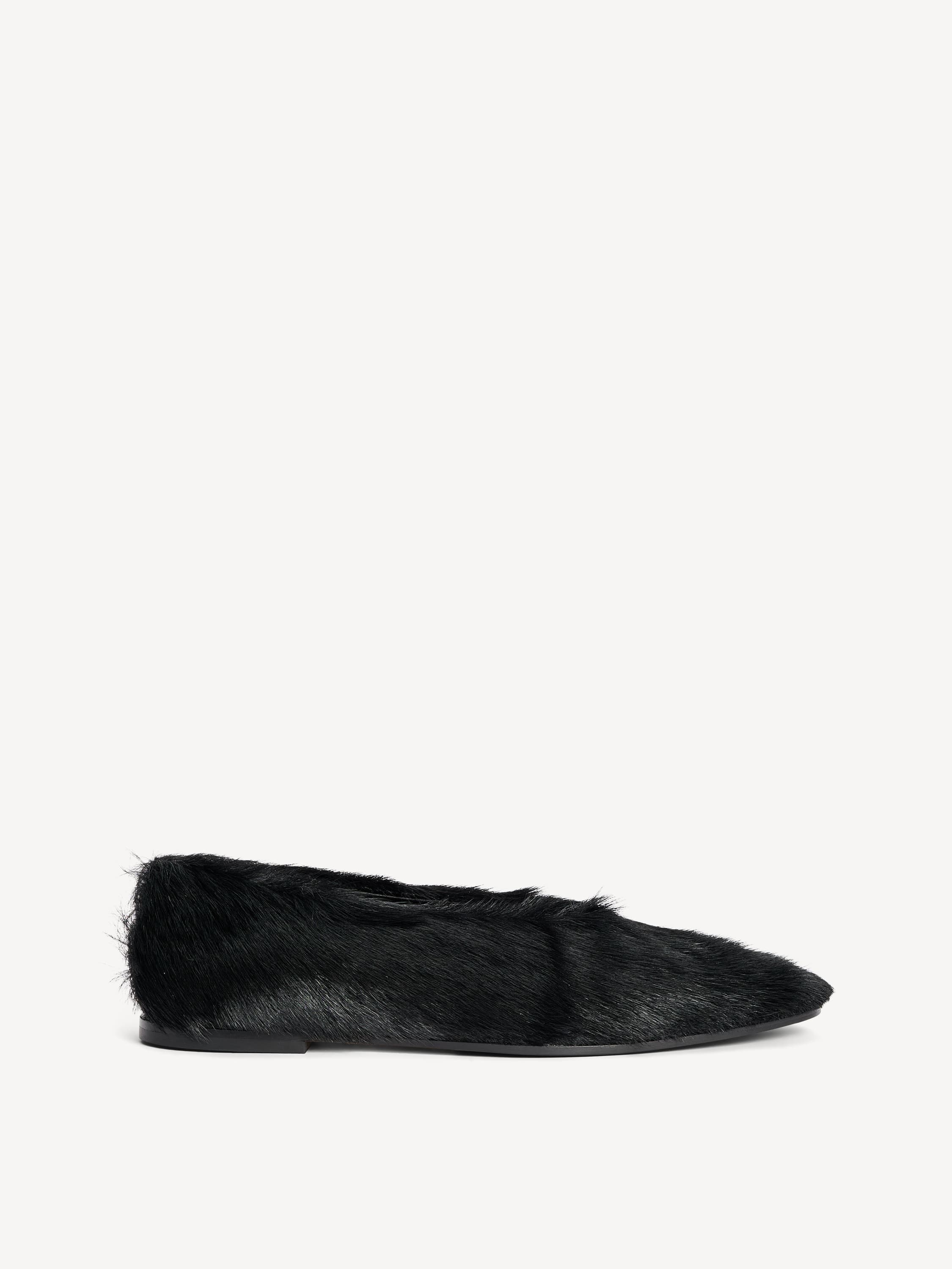 Chaussures plates en cuir Merina