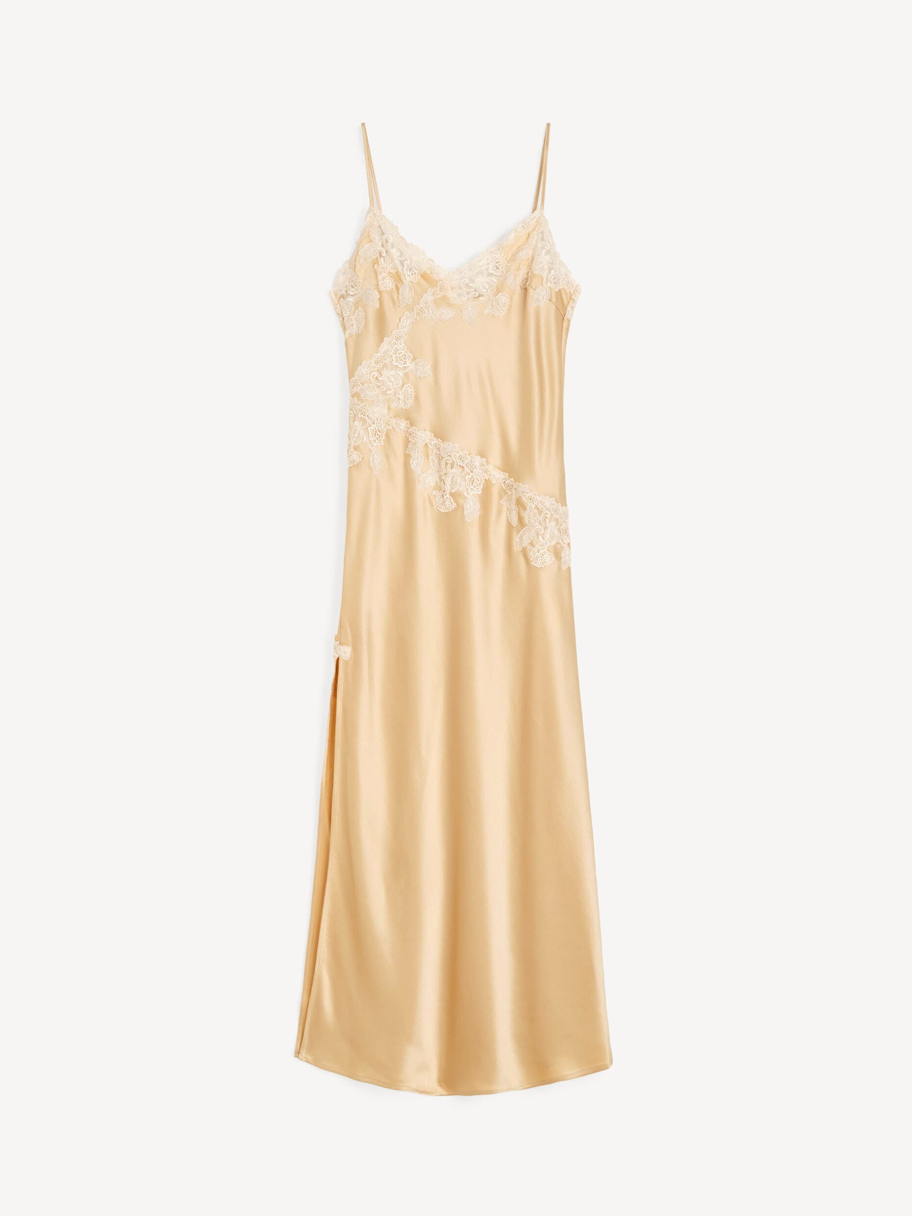 Robe maxi en satin vera
