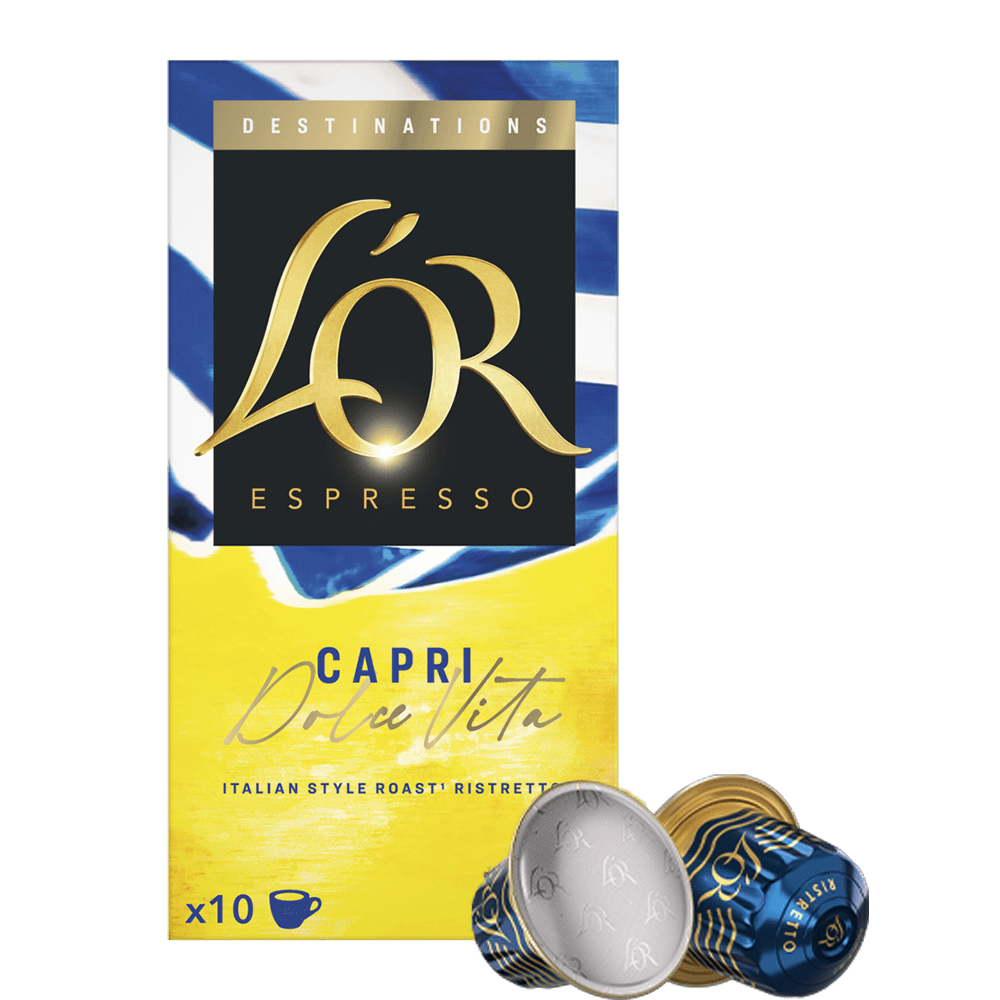 L'OR Espresso Destinations Capri - 10 capsules de café