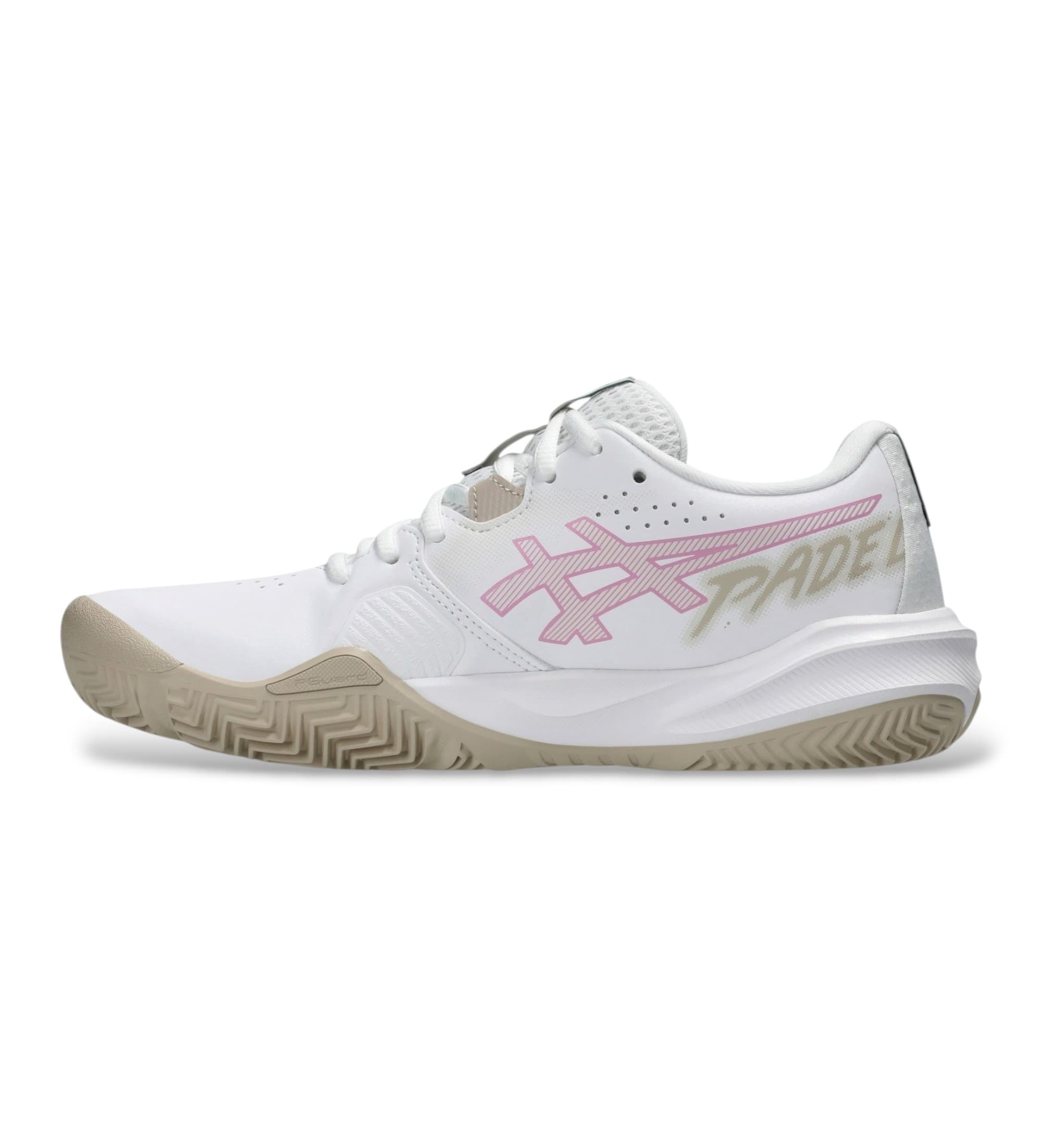 Asics pour femme. 1042A296 Chaussures GEL-Challenger 15 Padel blanc (40.5), Plat, Lacets, Casuel, Sport, Tennis/Padel, Polyester