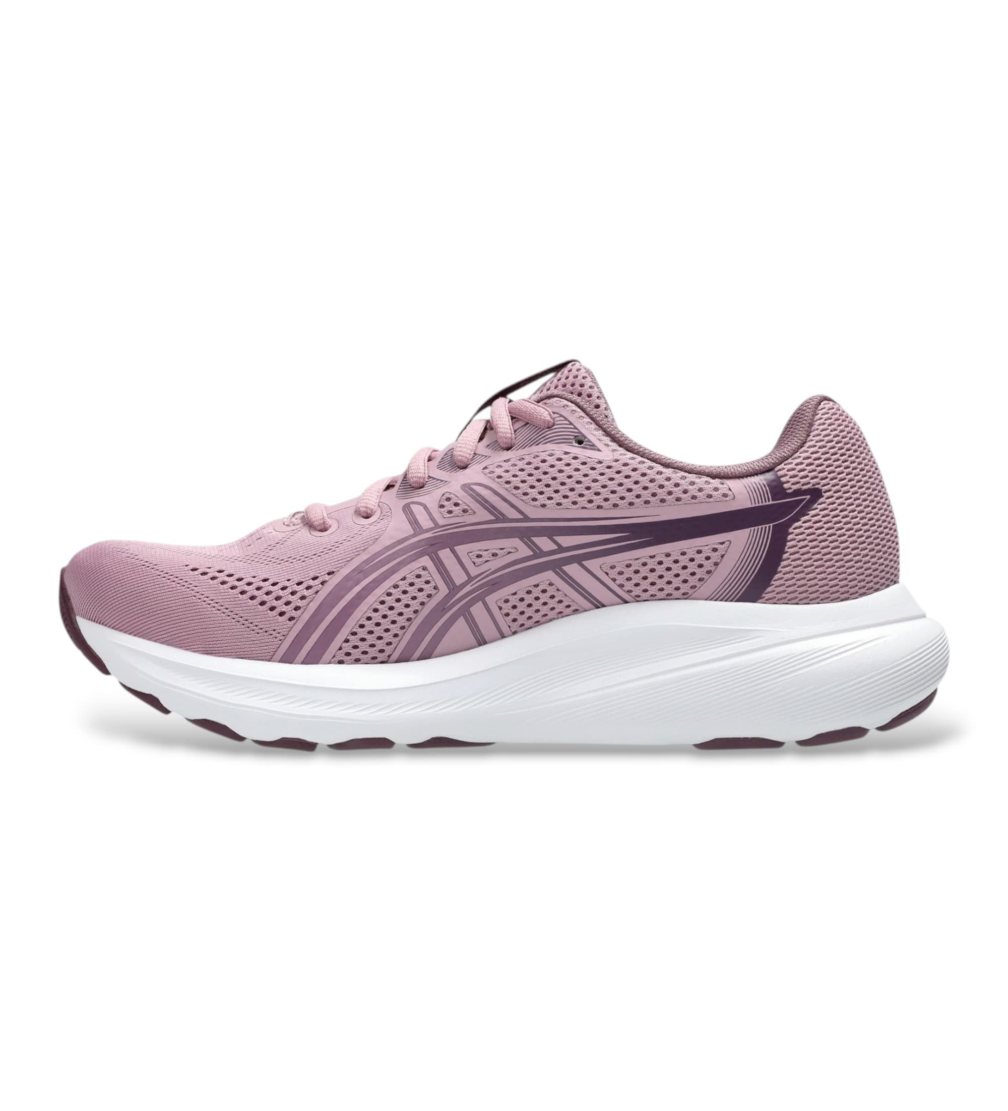 Asics pour femme. 1012C013 Chaussures GEL-Contend 10 risa (40.5), Tissu, Plat, Lacets, Casuel, Sport, Rose, Running