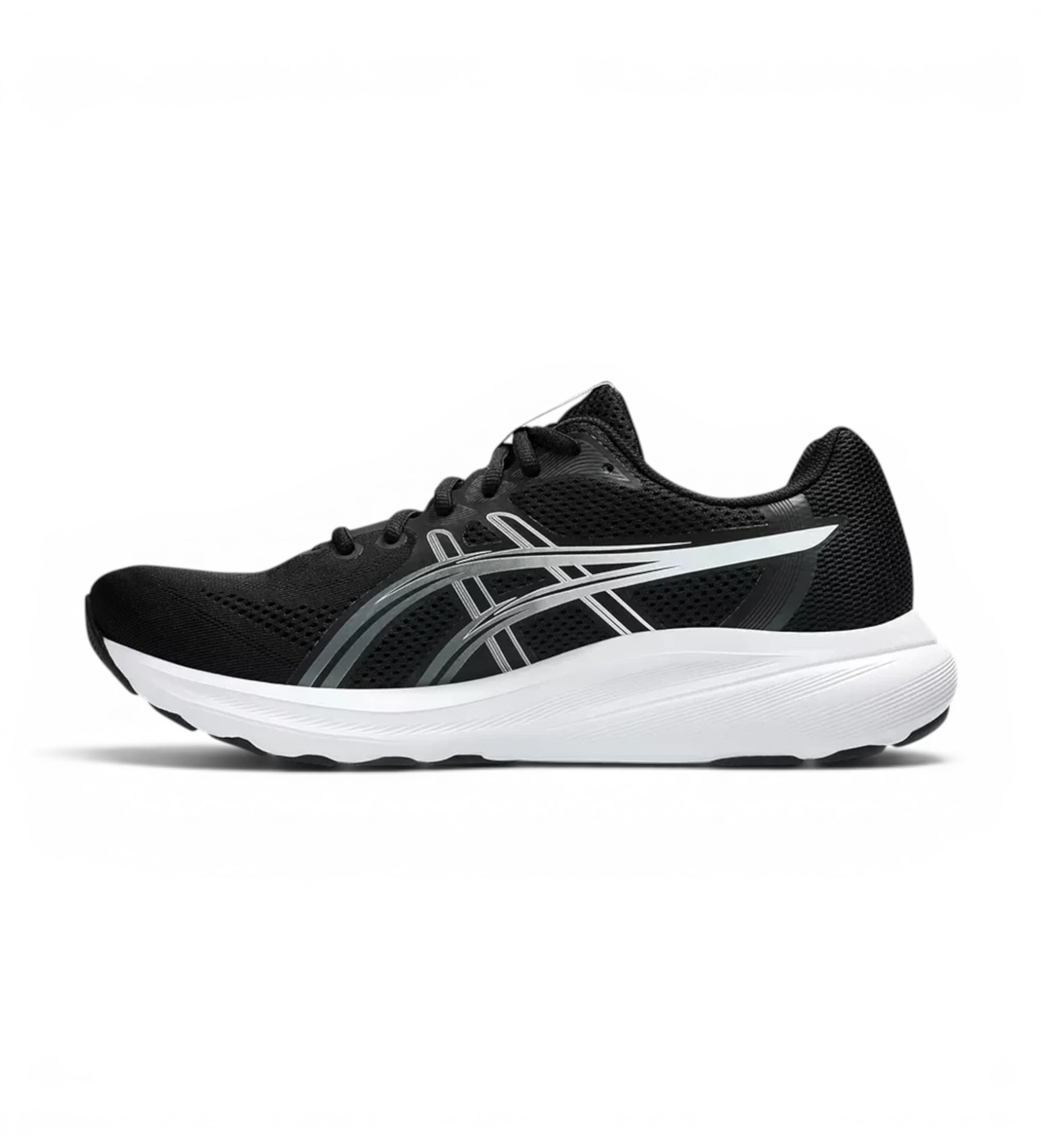 Asics pour homme. 1011C249 Baskets Gel Contend 10 noir (44), Plat, Lacets, Casuel, Sport, Running, Multisport