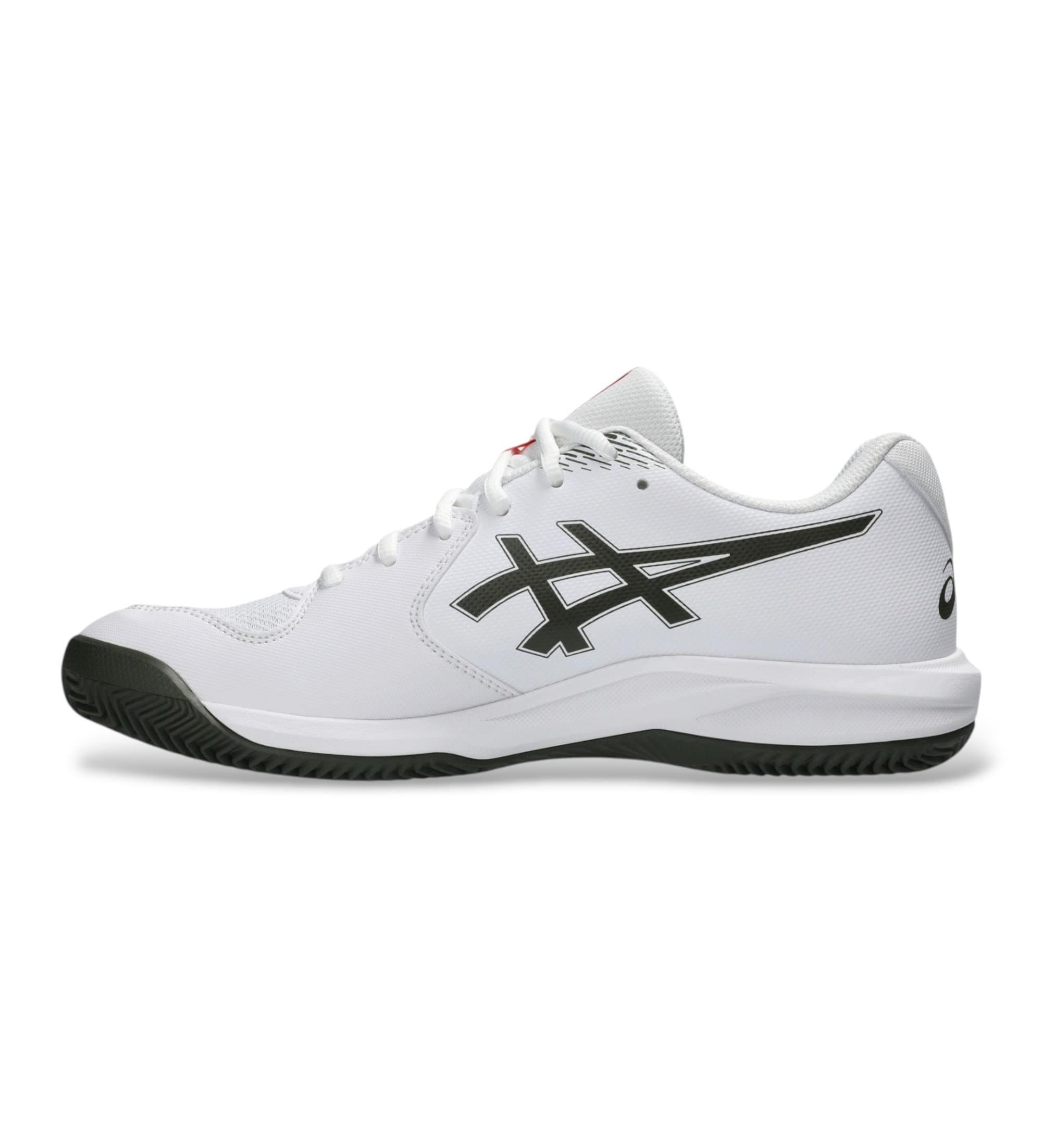 Asicsvoor mannen. 1041A547 Sneakers GEL-Dedicate 9 Clay wit (46.5), Stof, Plat, Veters, Casual, Sportief