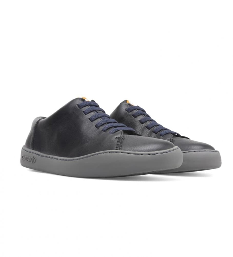 Camper pour homme. K100479-001 Peu Touring pantoufles en cuir noir (40), Plat, Lacets, Casuel