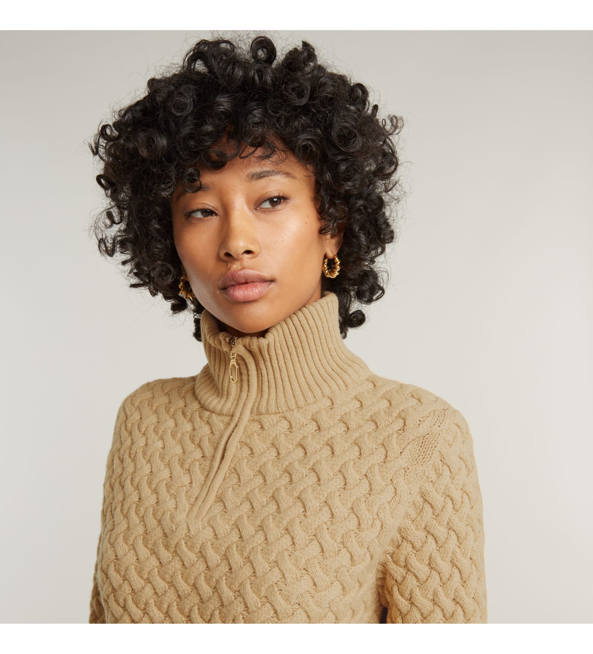 G-Star für Damen. D23922-D170-3294 Chunky Skipper Pullover beige (XL), Lässig, Wolle