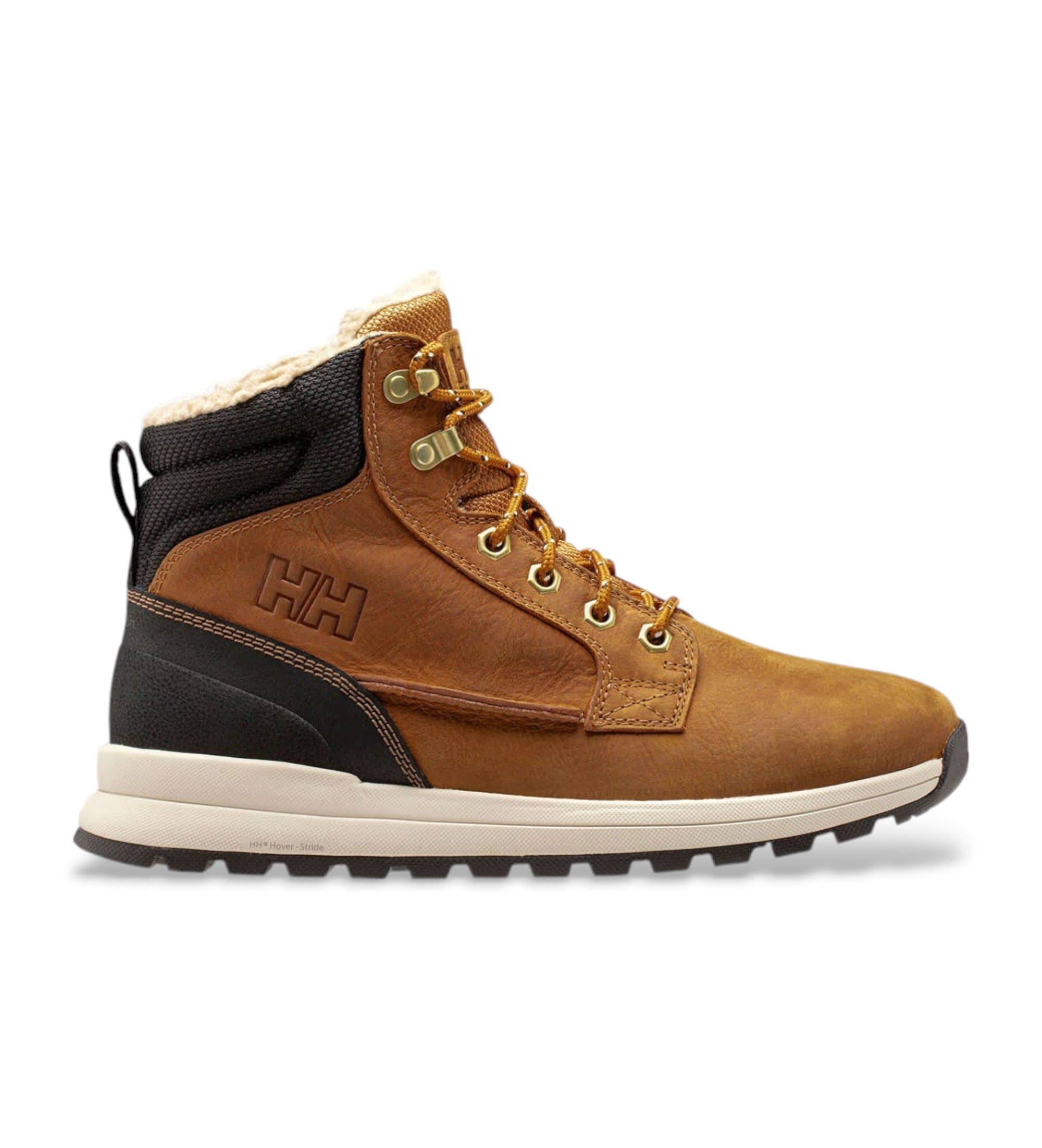 Helly Hansen for man. 11892 Kelvin Lx brown leather ankle boots (46), Flat, Laces, Casual
