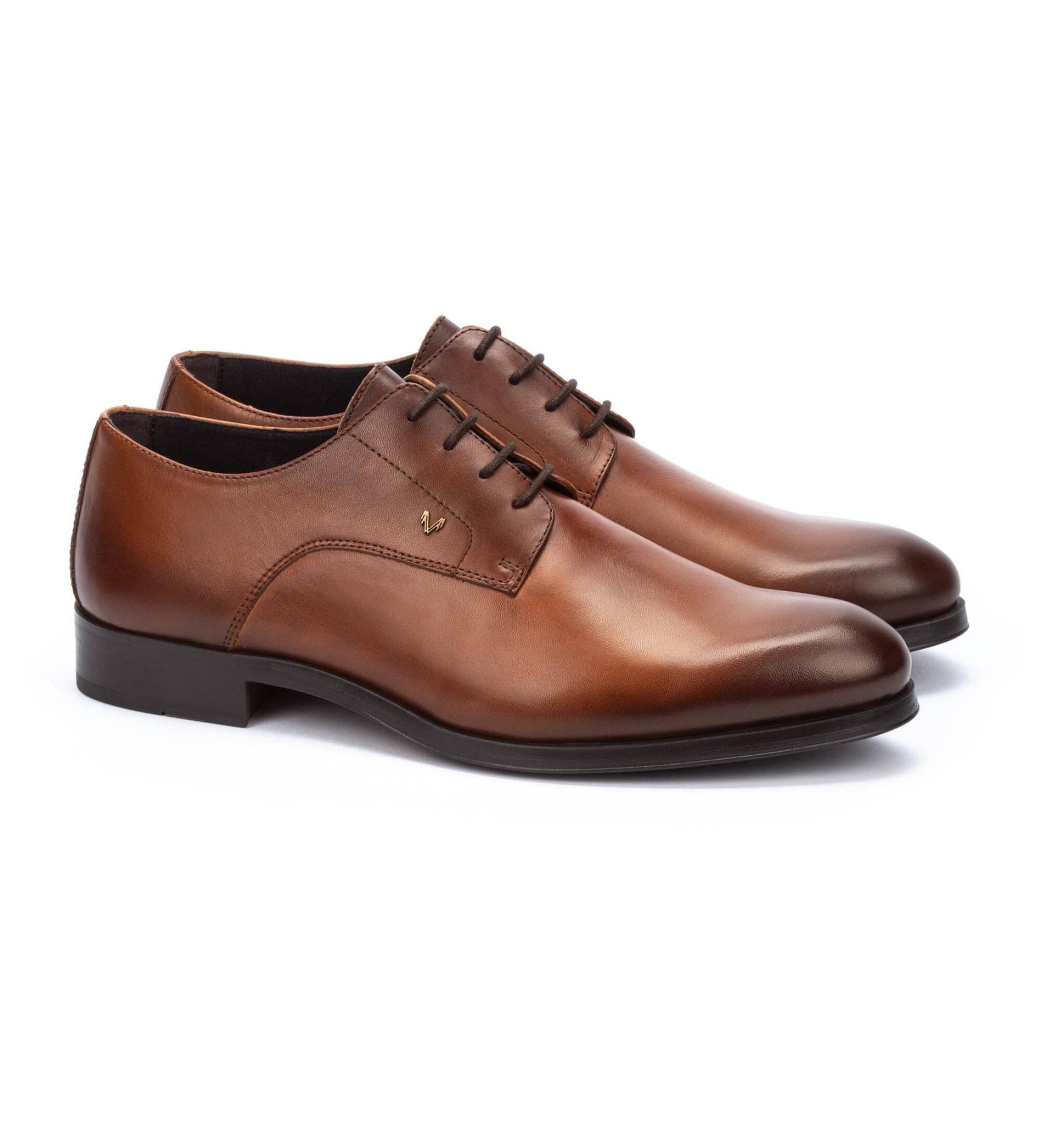 Martinelli für Herren. 1492-2630Z Empire Schuhe aus braunem Leder (45), Wohnung, 1 bis 3 cm, Schnürsenkel, Lässig, Party, Klassisch