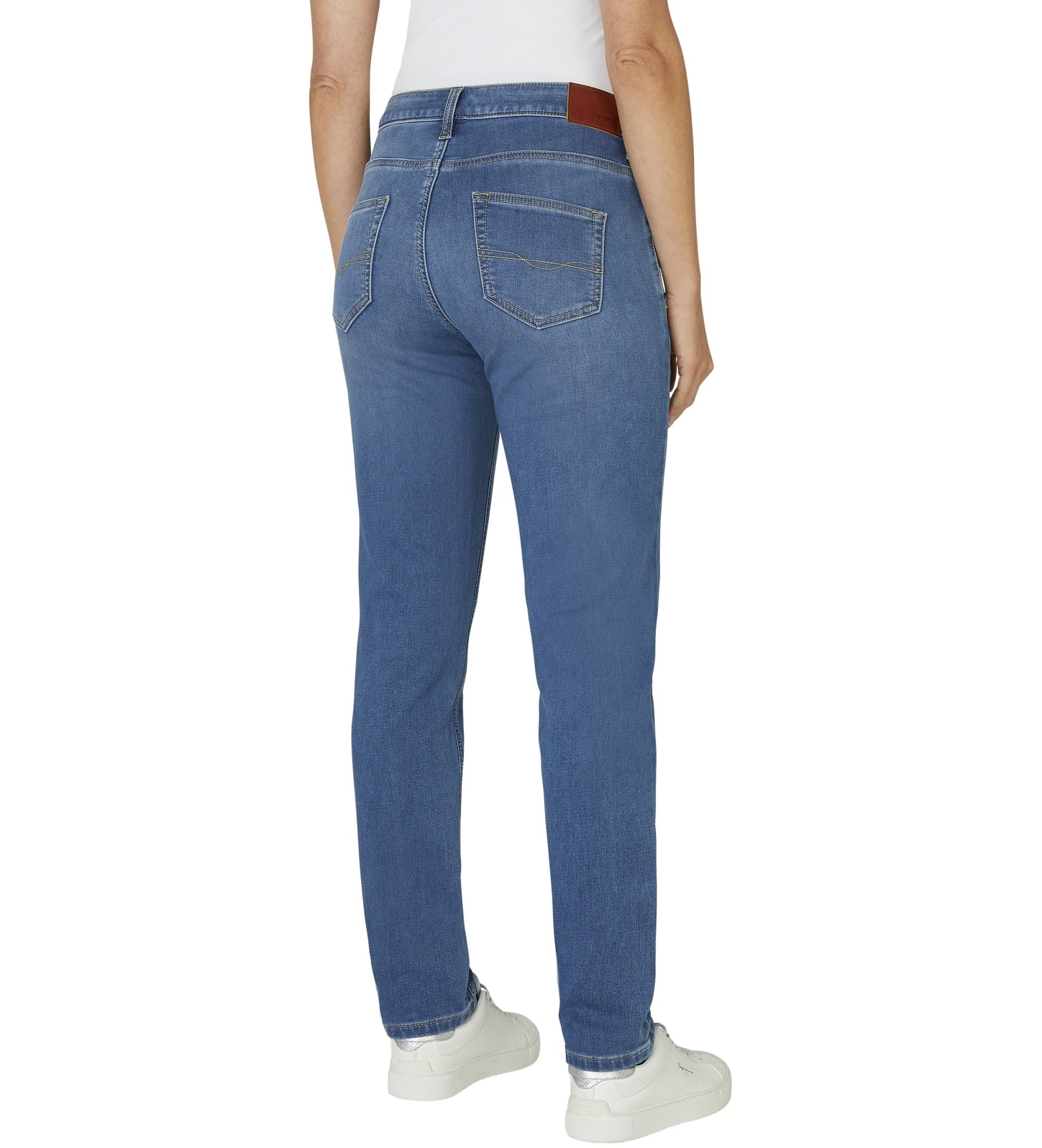 Pepe Jeans für Damen. PL2050854AG Blaue Carey Jeans (25/30), Lässig, Baumwolle, Denim