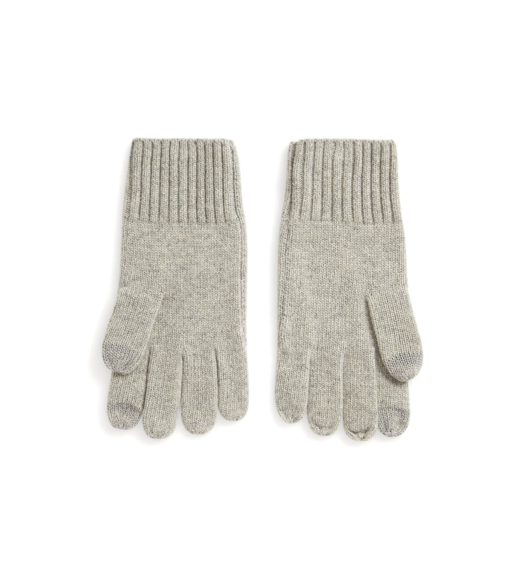 Polo Ralph Lauren pour femme. 449P02045002 Gants à drapeau gris (OSFA), Casuel, Laine