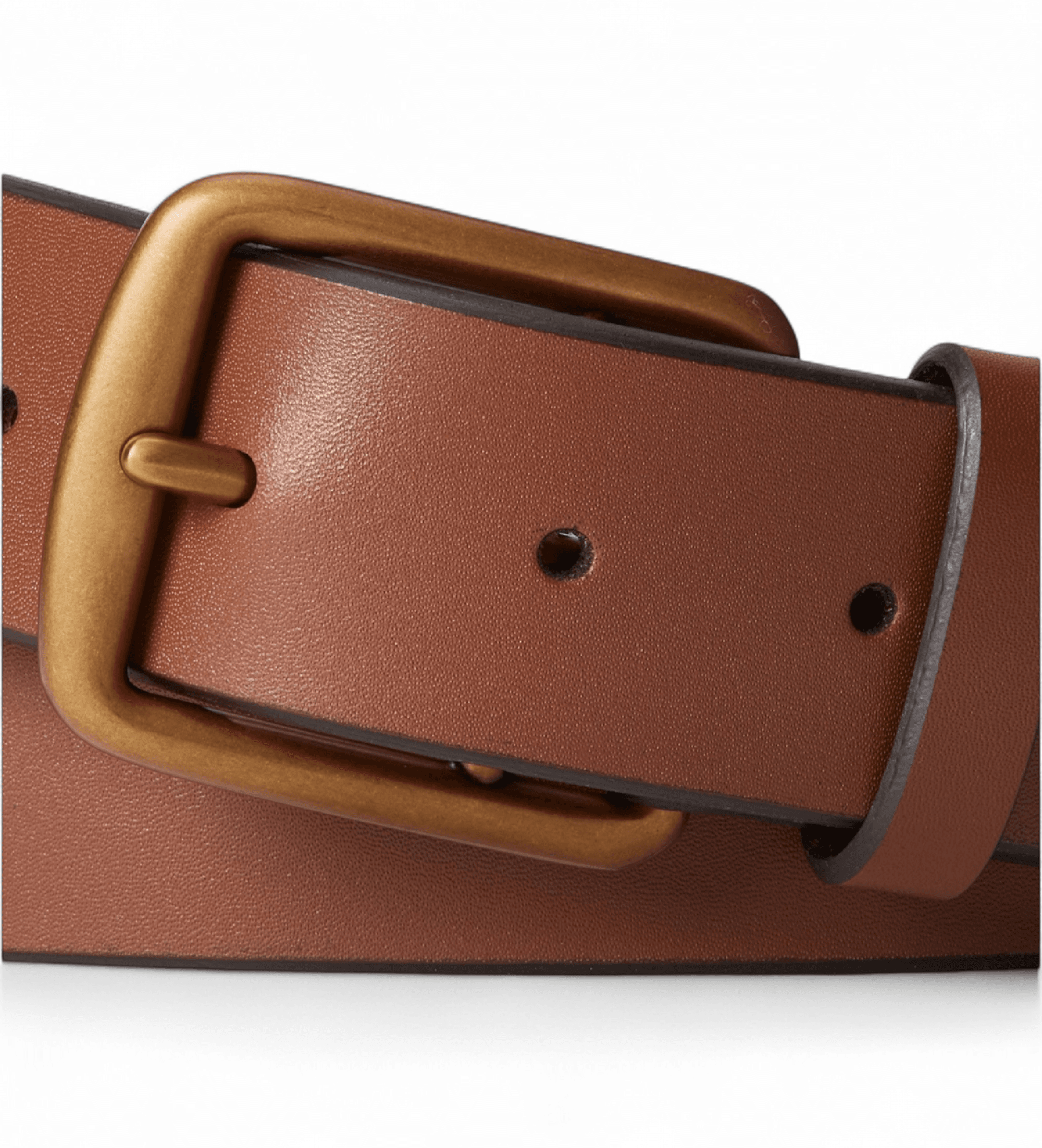 Polo Ralph Lauren für Herren. 405913732002 Ledergürtel mit braunem Pferd (32), Lässig, Havanna, Klassisch