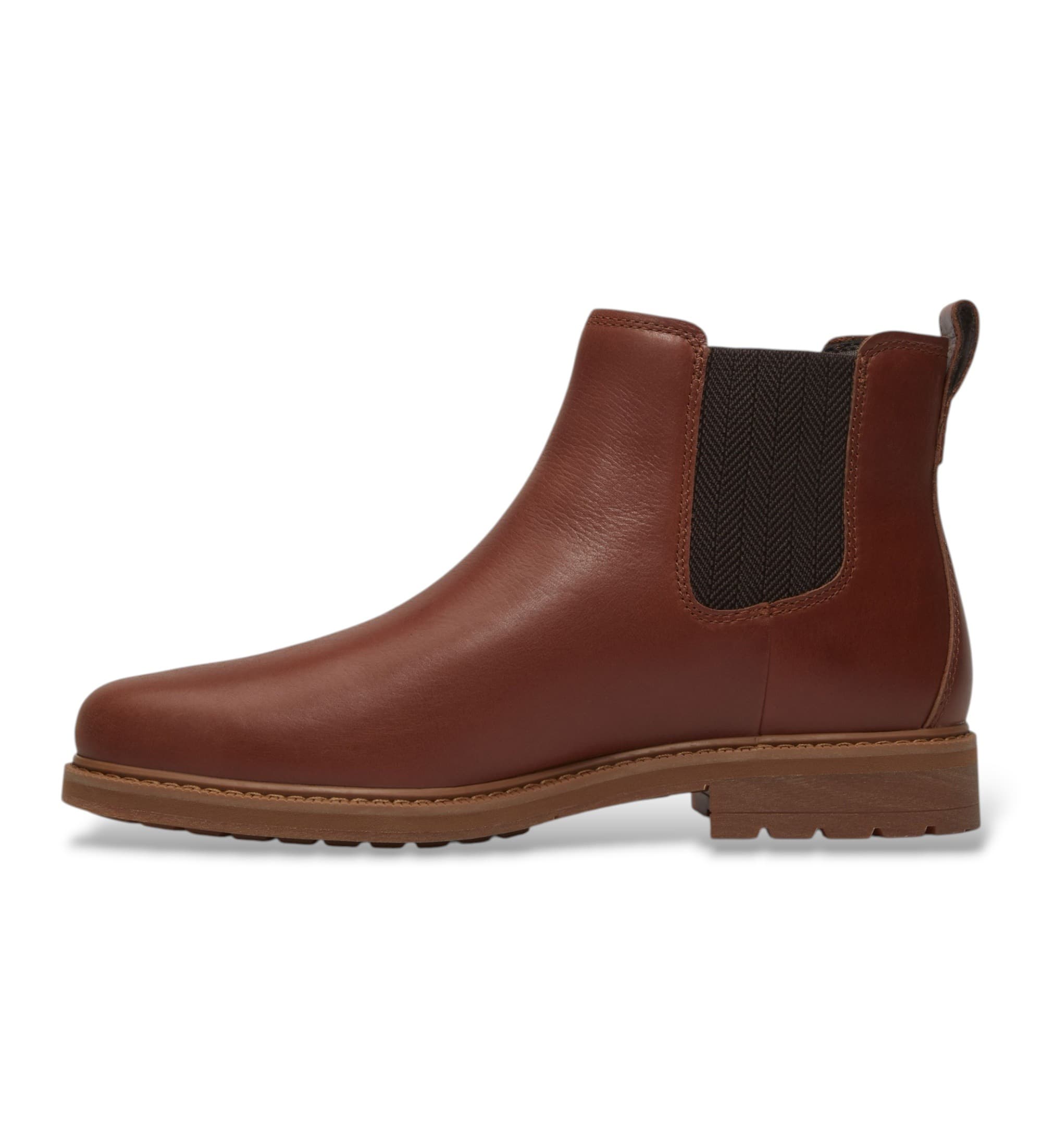 Timberland pour homme. TB0A42PGEM61 Bottines Chelsea Stormbucks en cuir marron (41.5), Plat, Aucun, Casuel, Classique